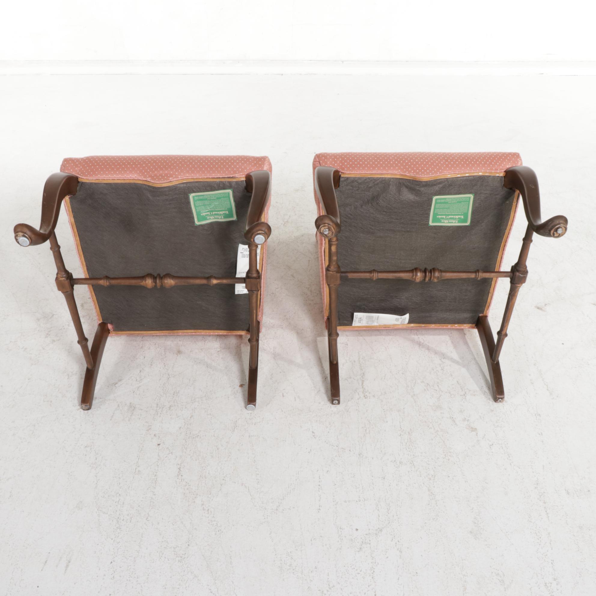 Pair of Ethan Allen "Traditional Classics" Queen Anne Style Side Chairs