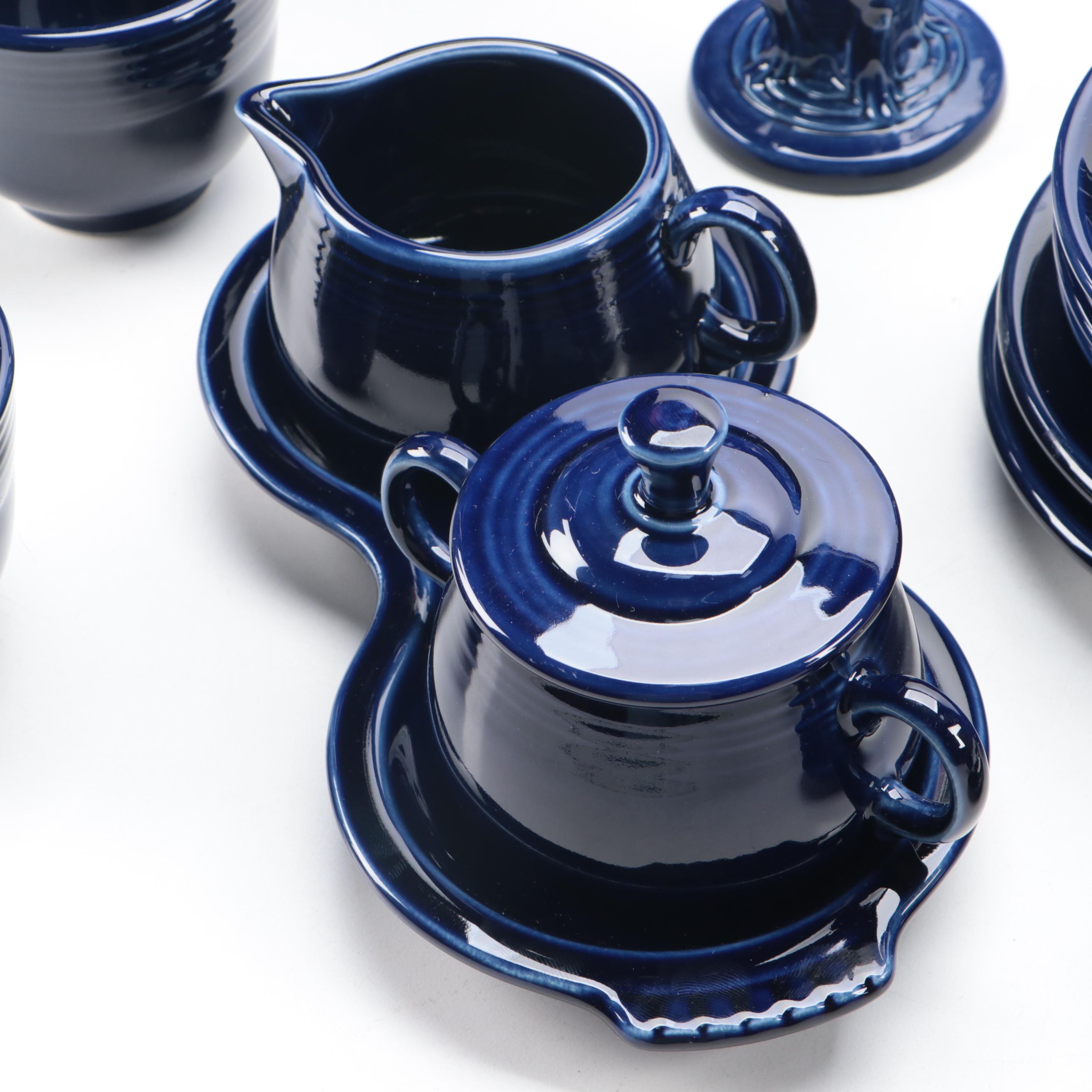 Homer Laughlin Dark Blue Fiestaware Collection