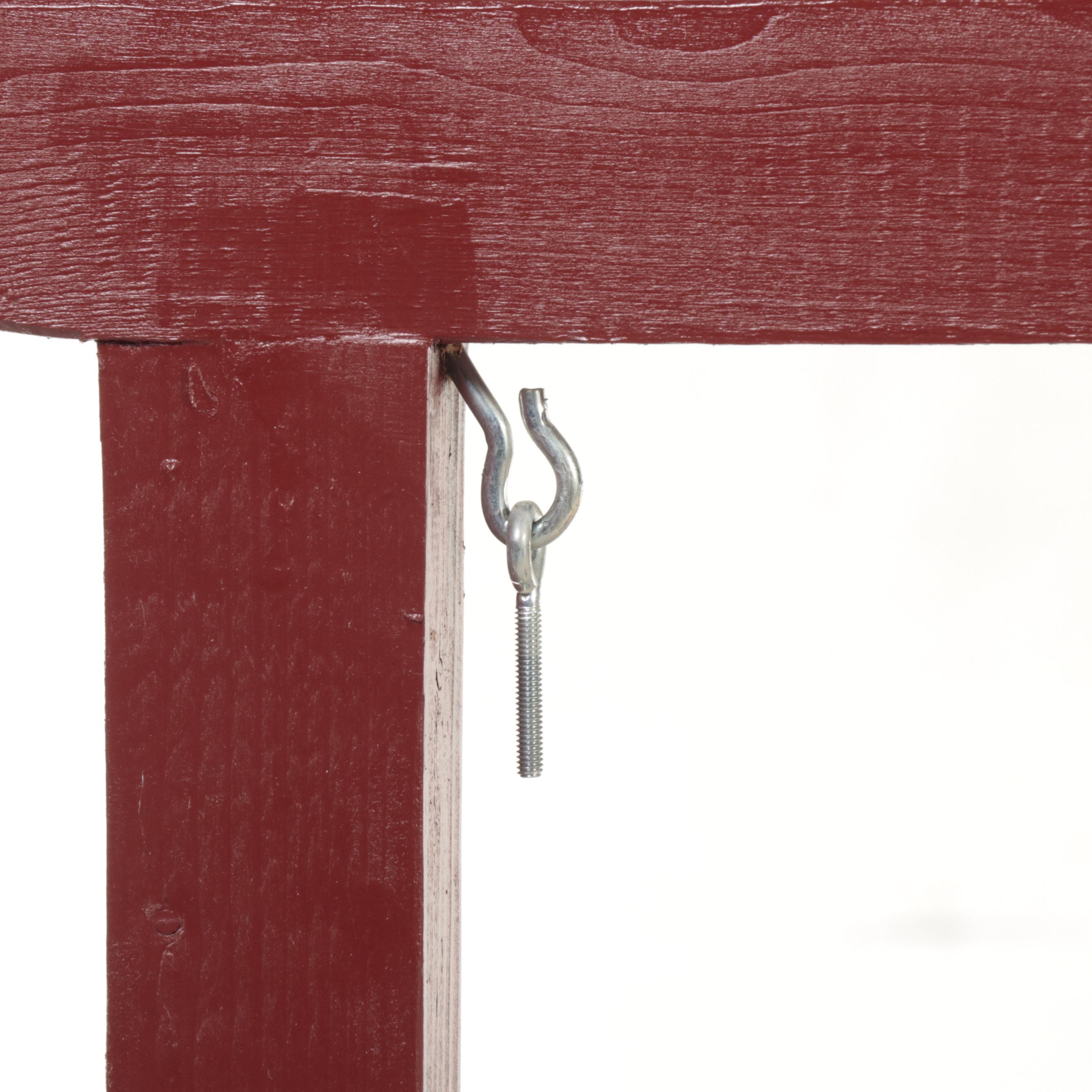 Korean Buk Drum on Polychromed Wood Stand