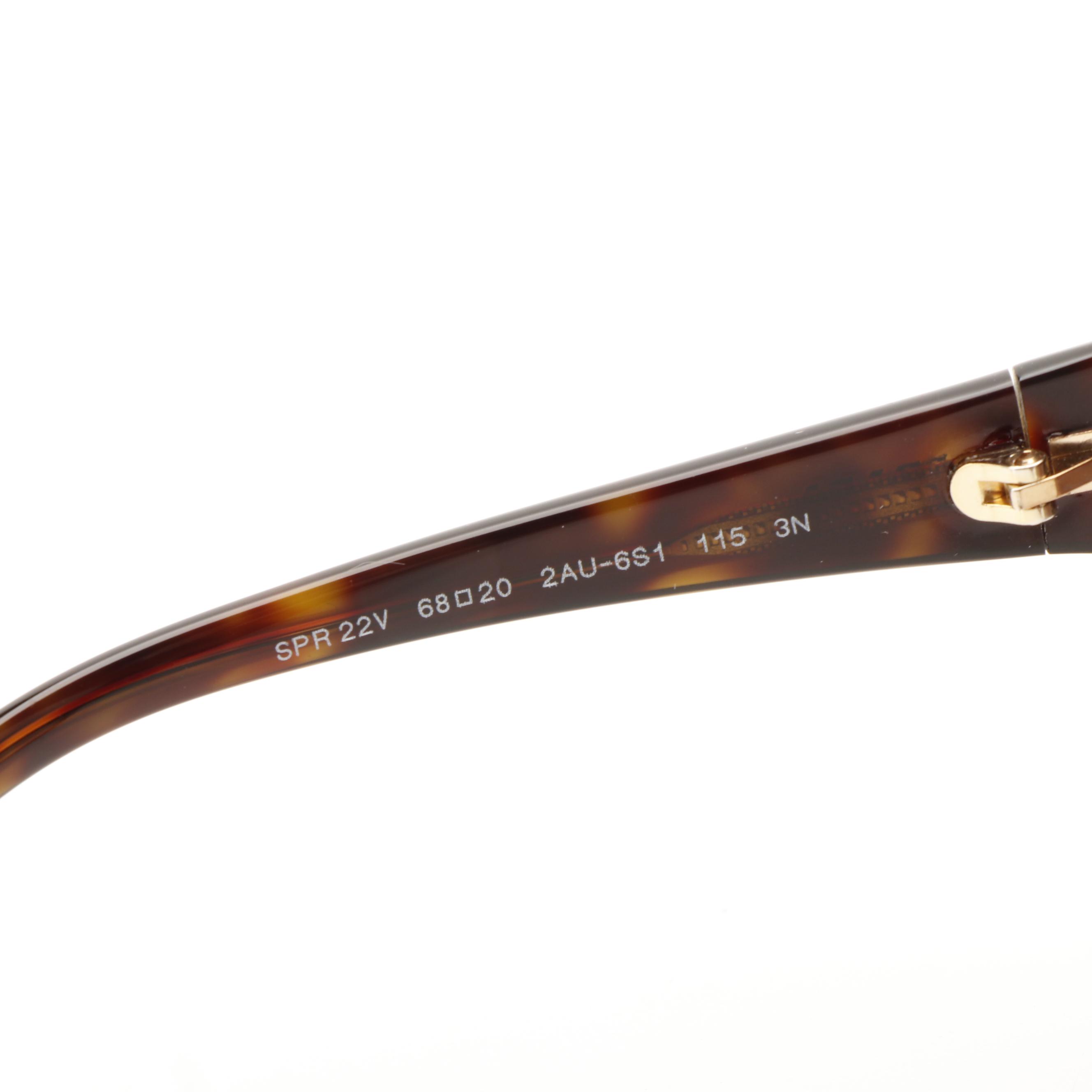 Prada PR22VS Butterfly Havana Brown Gradient Sunglasses With Case