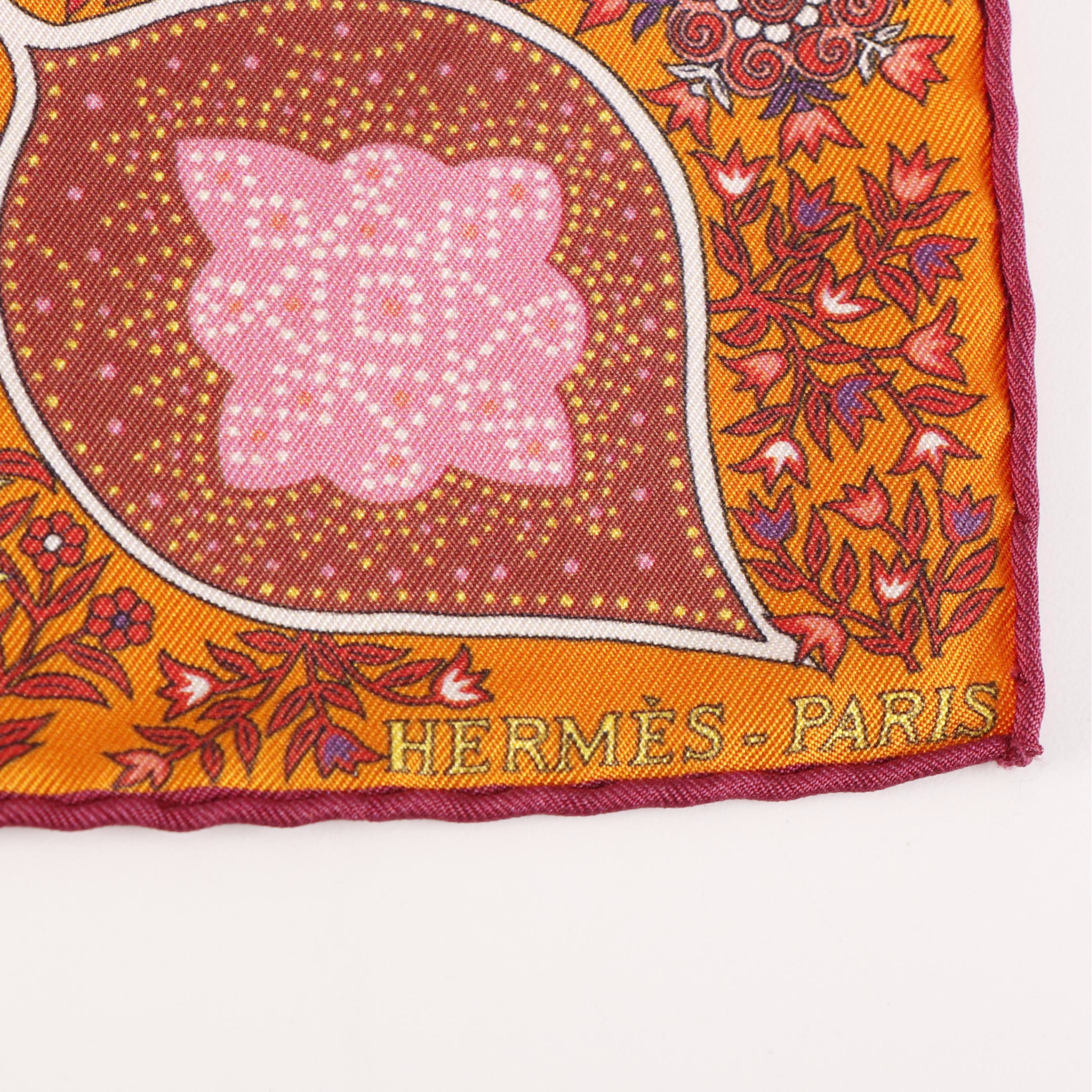 Hermès "L'Arbre de Vie" Scarf in Silk Twill