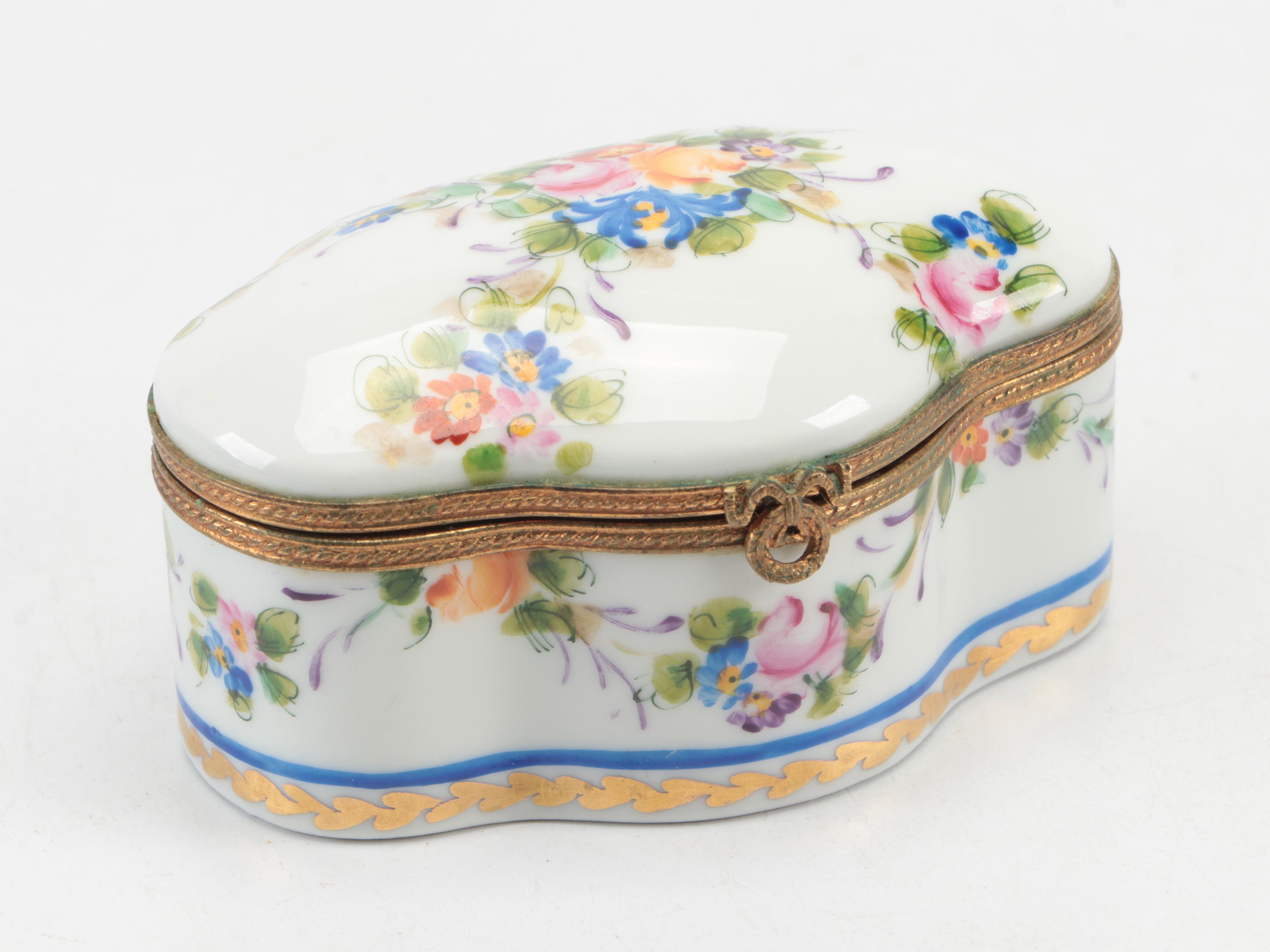 Puy de Dôme Judaica and Other French Porcelain Limoges Boxes