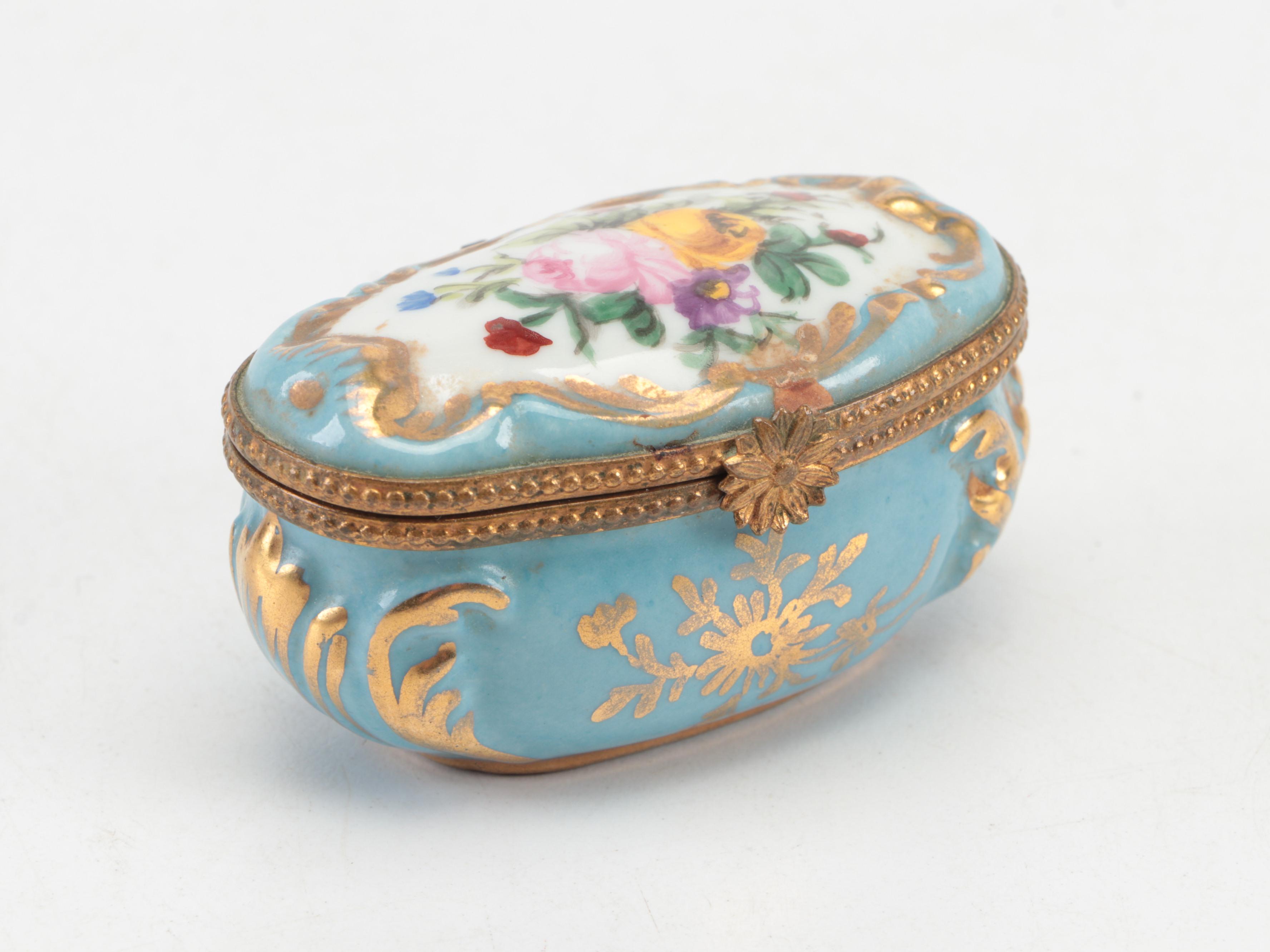 Puy de Dôme Judaica and Other French Porcelain Limoges Boxes