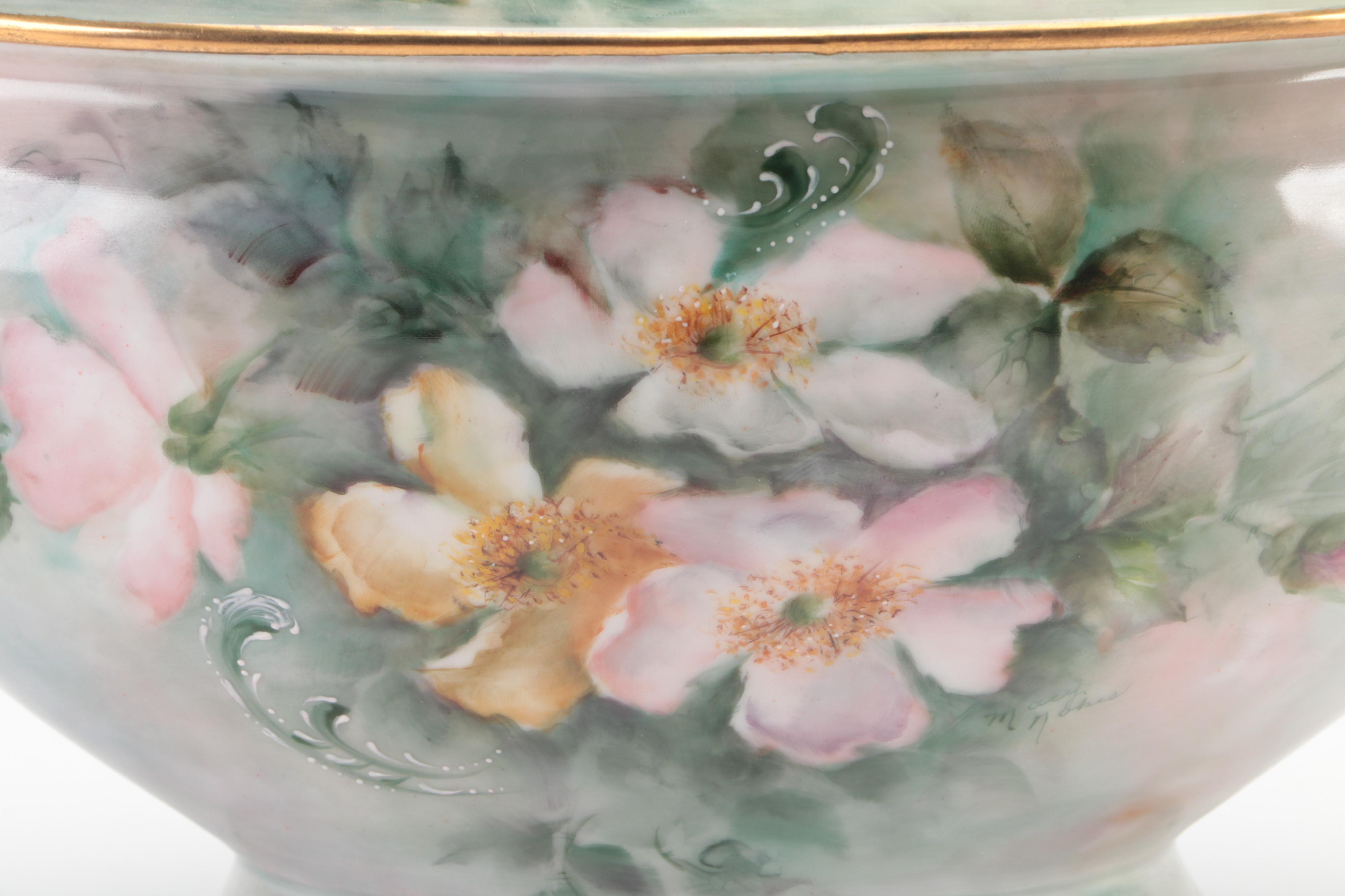Haviland & Co. Hand-Painted Porcelain Tureen