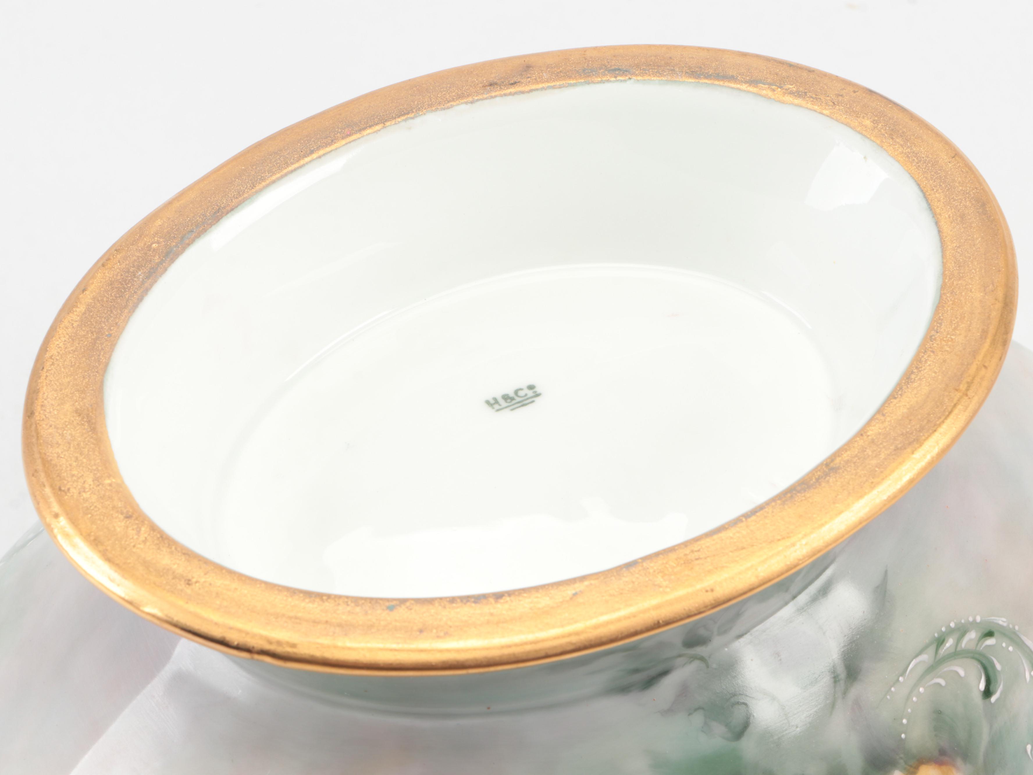 Haviland & Co. Hand-Painted Porcelain Tureen