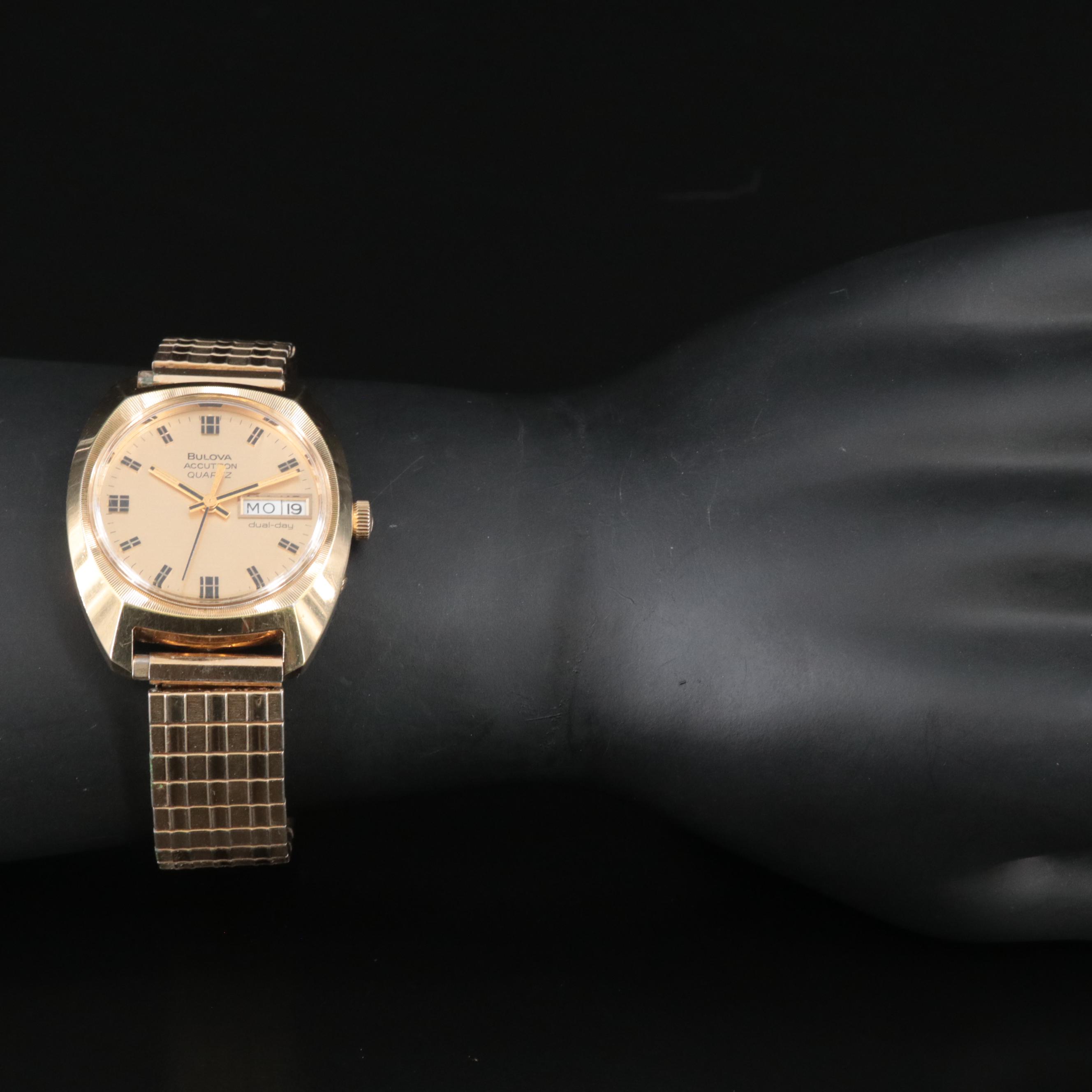 1977 Bulova Accutron Quartz Day-Date Watch