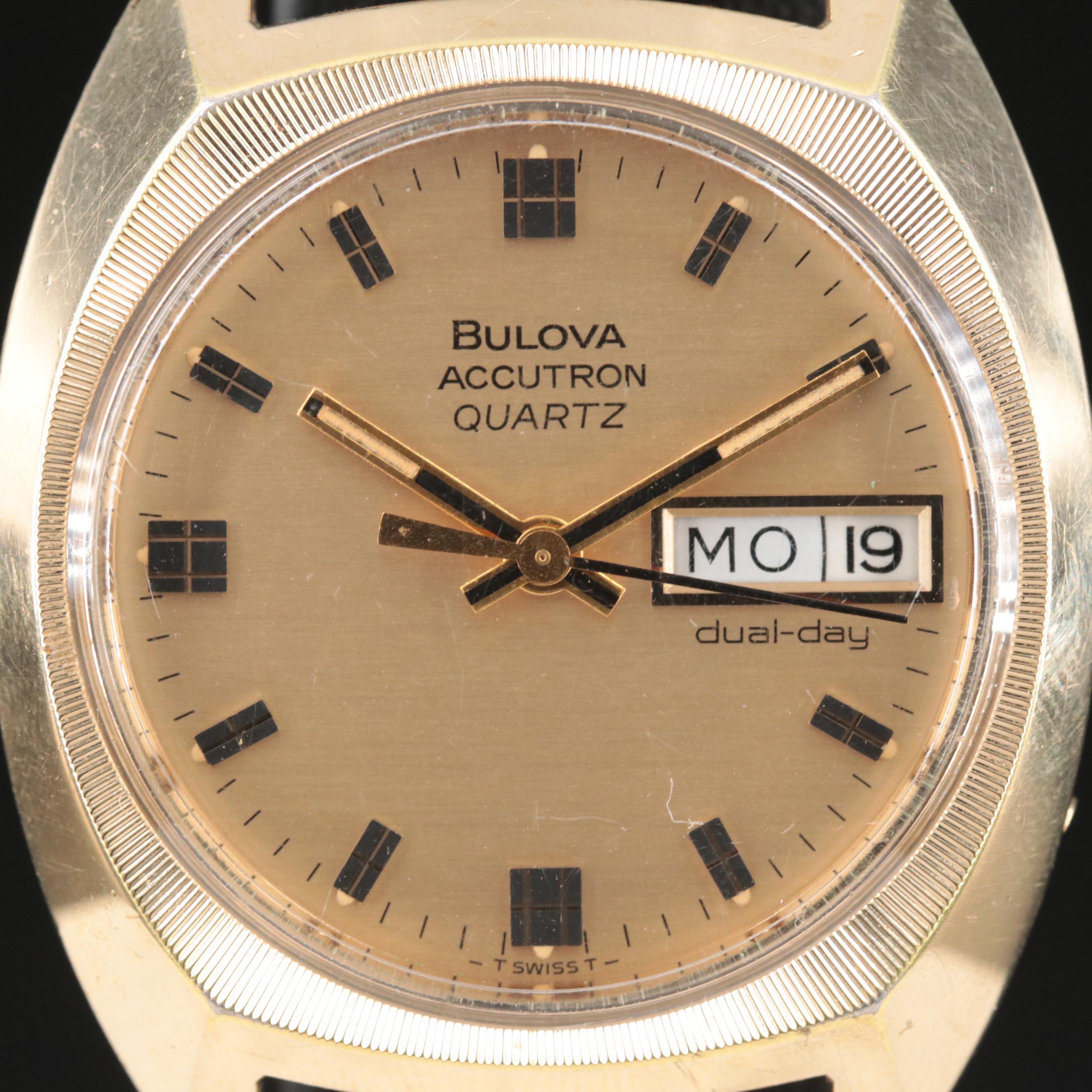 1977 Bulova Accutron Quartz Day-Date Watch