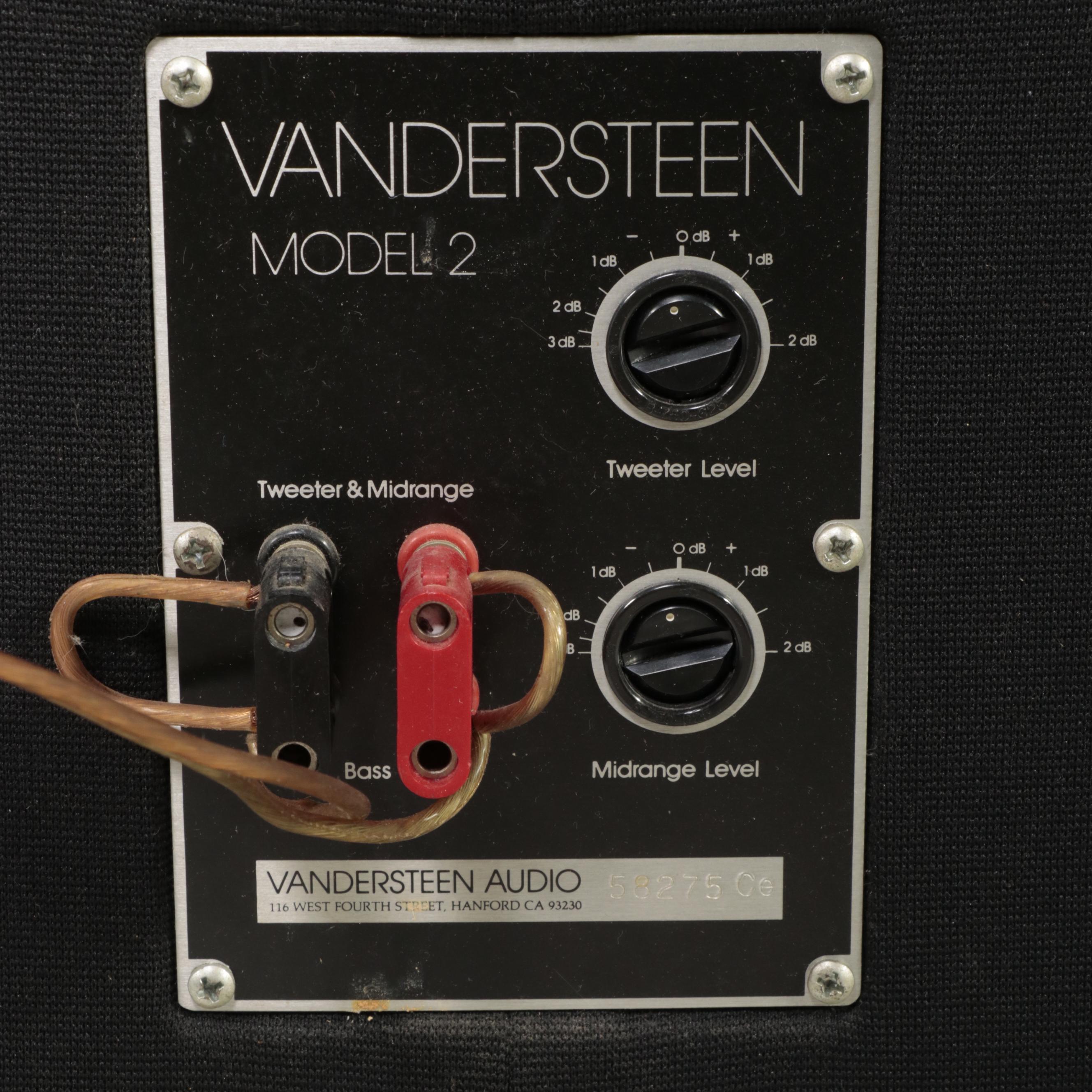 Vandersteen Audio Model 2Ce Reference Speakers