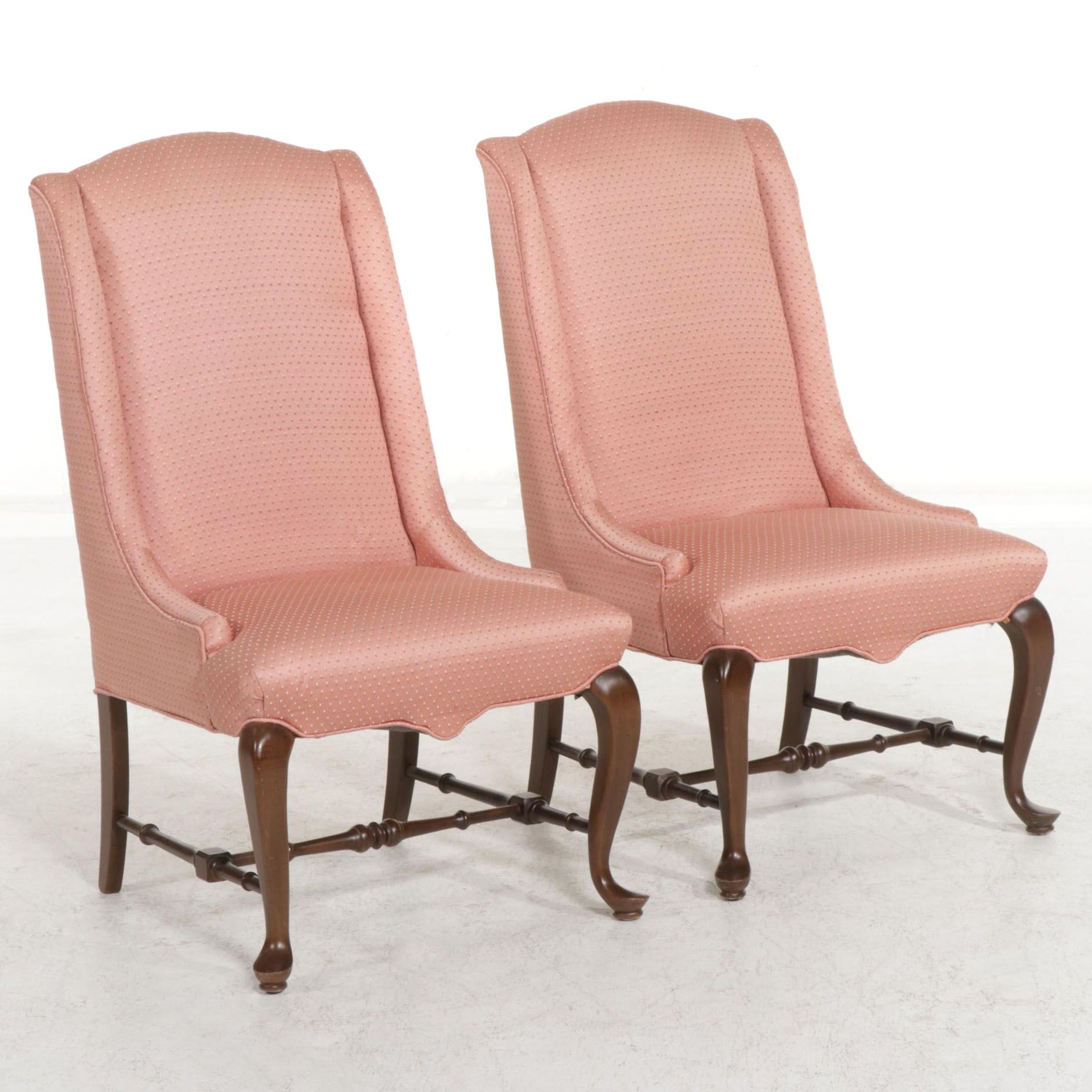 Pair of Ethan Allen "Traditional Classics" Queen Anne Style Side Chairs