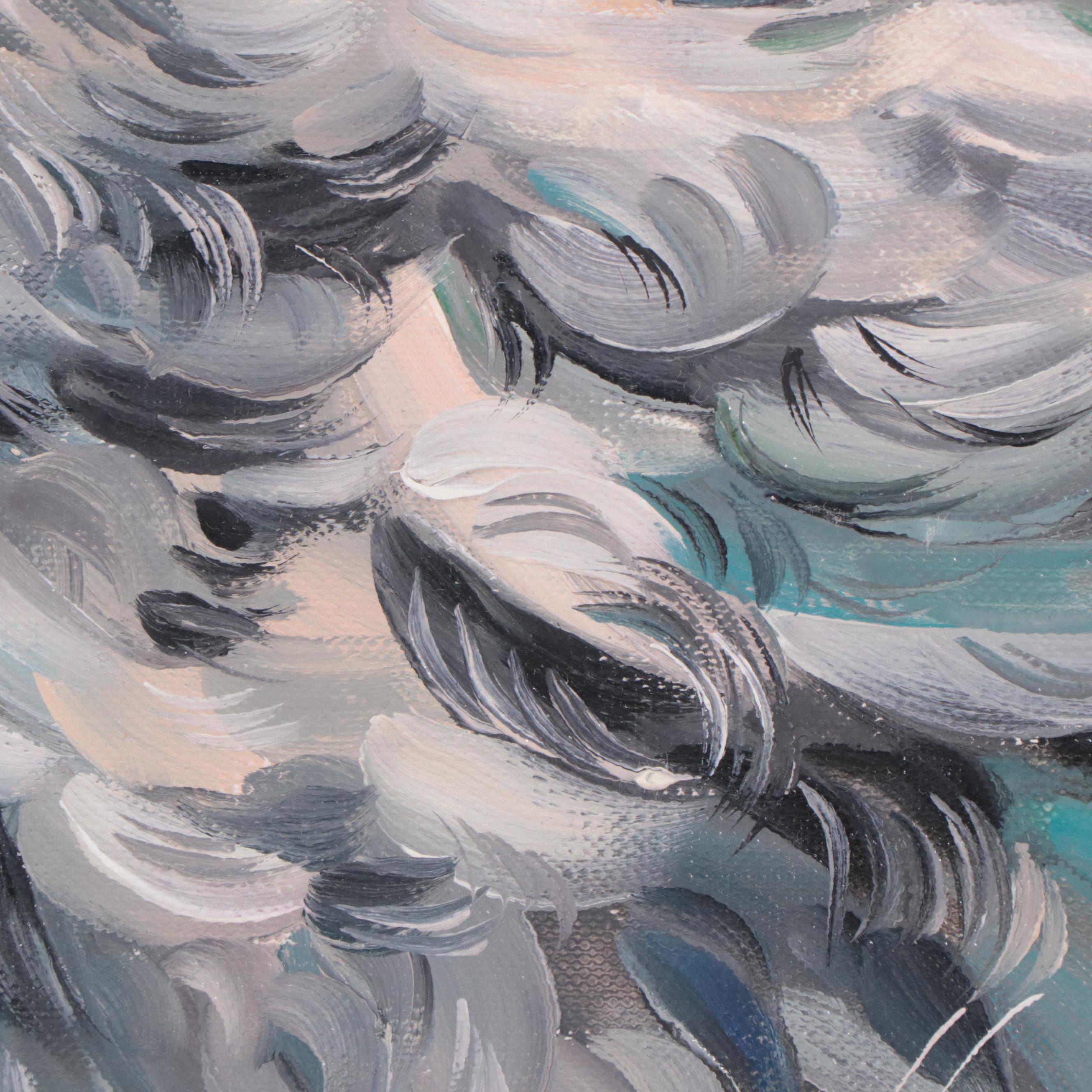 Kravchenko Olga Oil Painting of Rooster, 2023