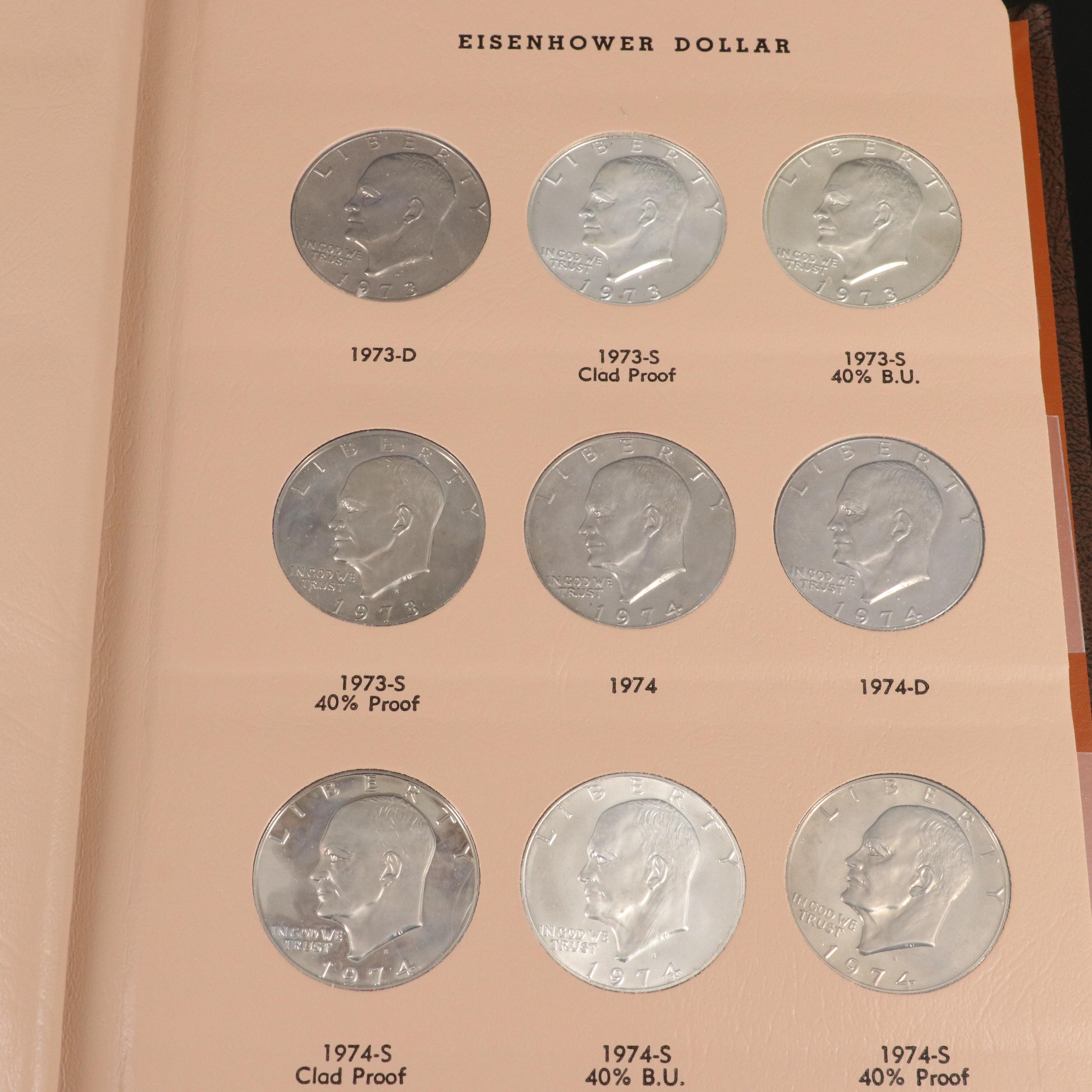 Complete Eisenhower Dollar Collection