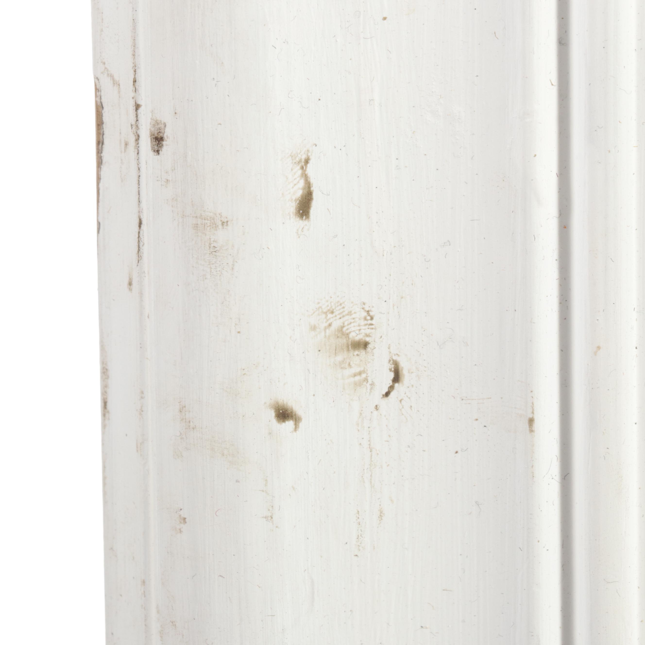 Federal Style White-Painted Corner Cabinet, 20th Century