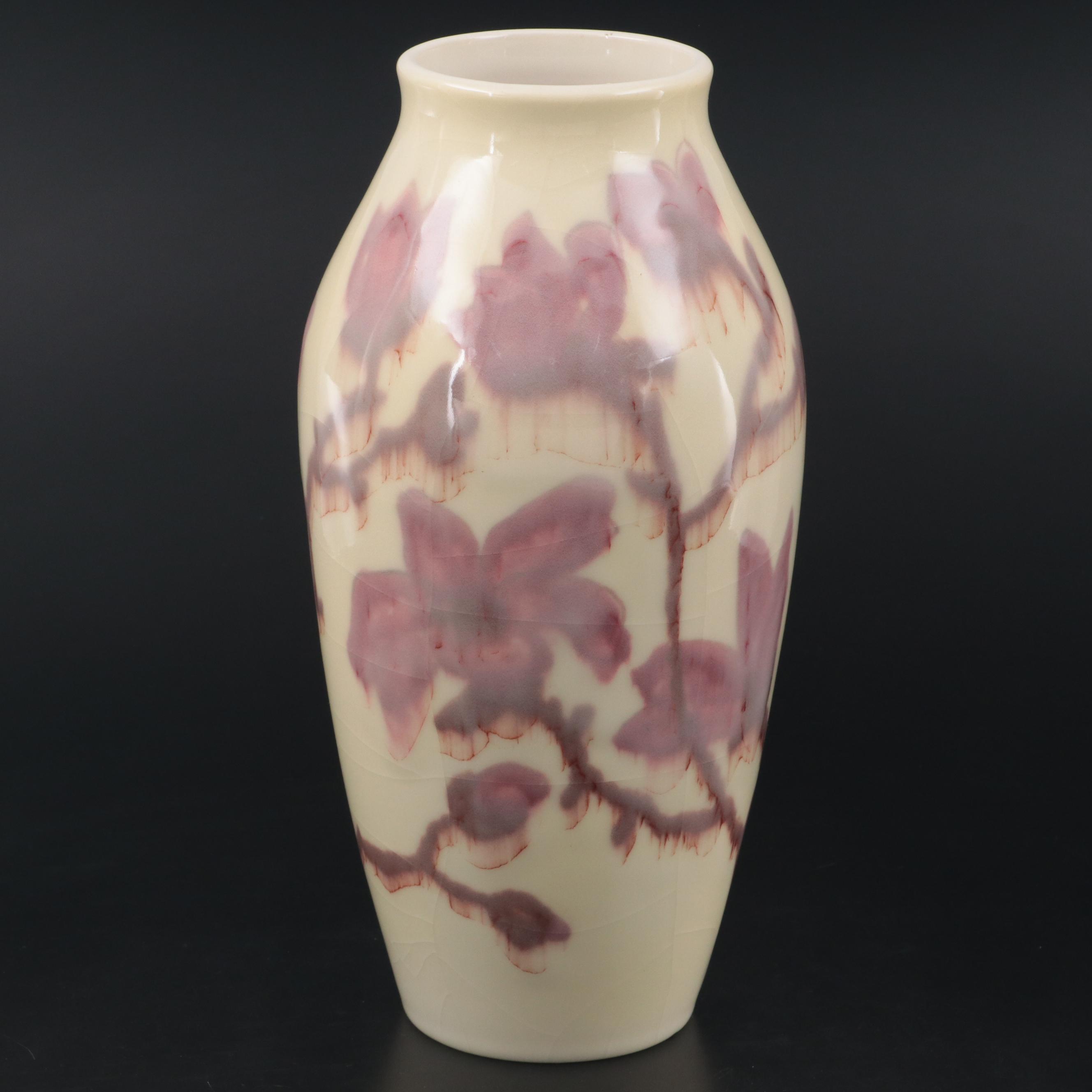 Rookwood Pottery High Gloss Lamp Base, 1950