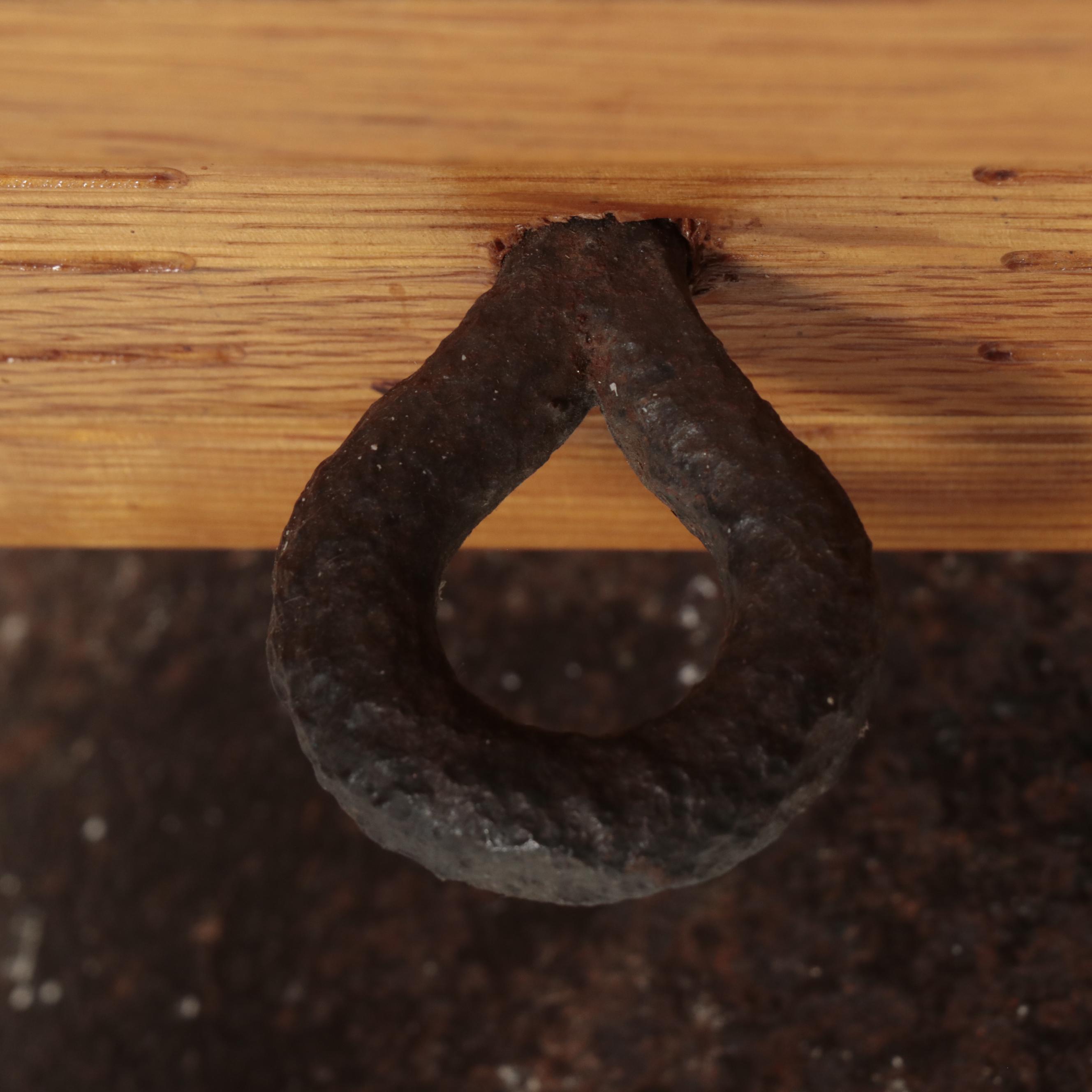 Oak Industrial Cart Coffee Table
