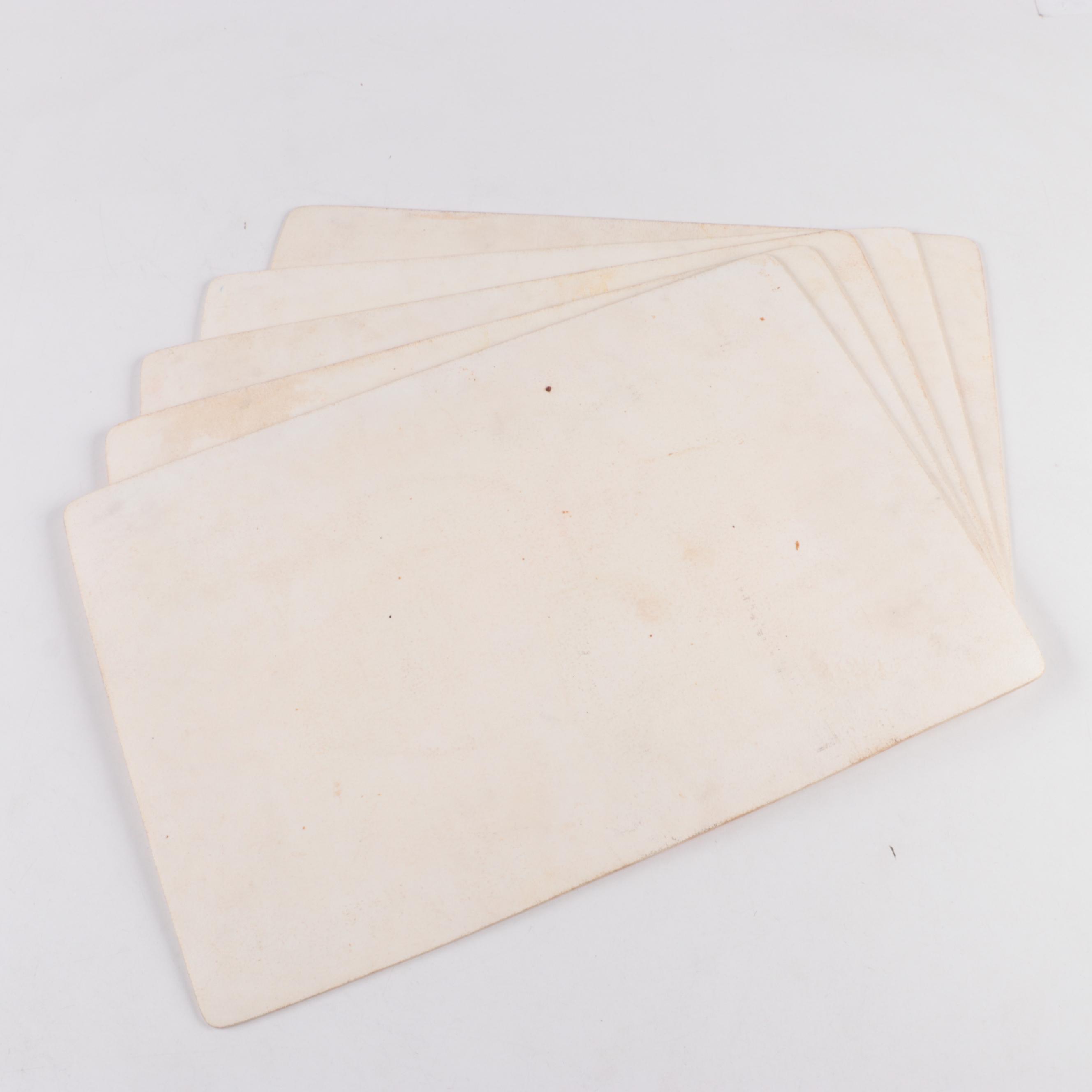 Usna Multicolor Swirl Pattern Vinyl and Foam Placemats EBTH