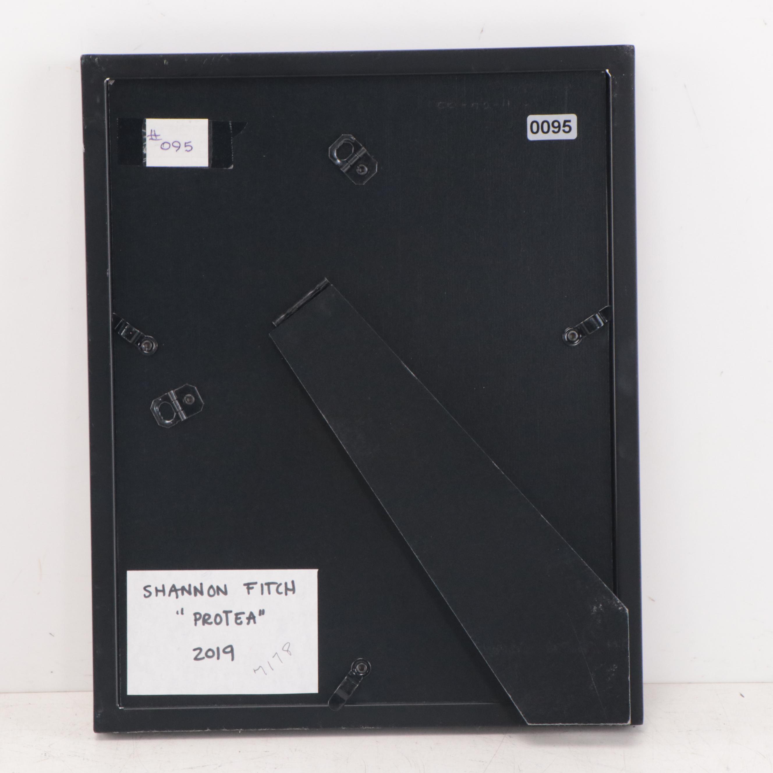 Shannon Fitch Ink and Gouache Illustration "Protea," 2019