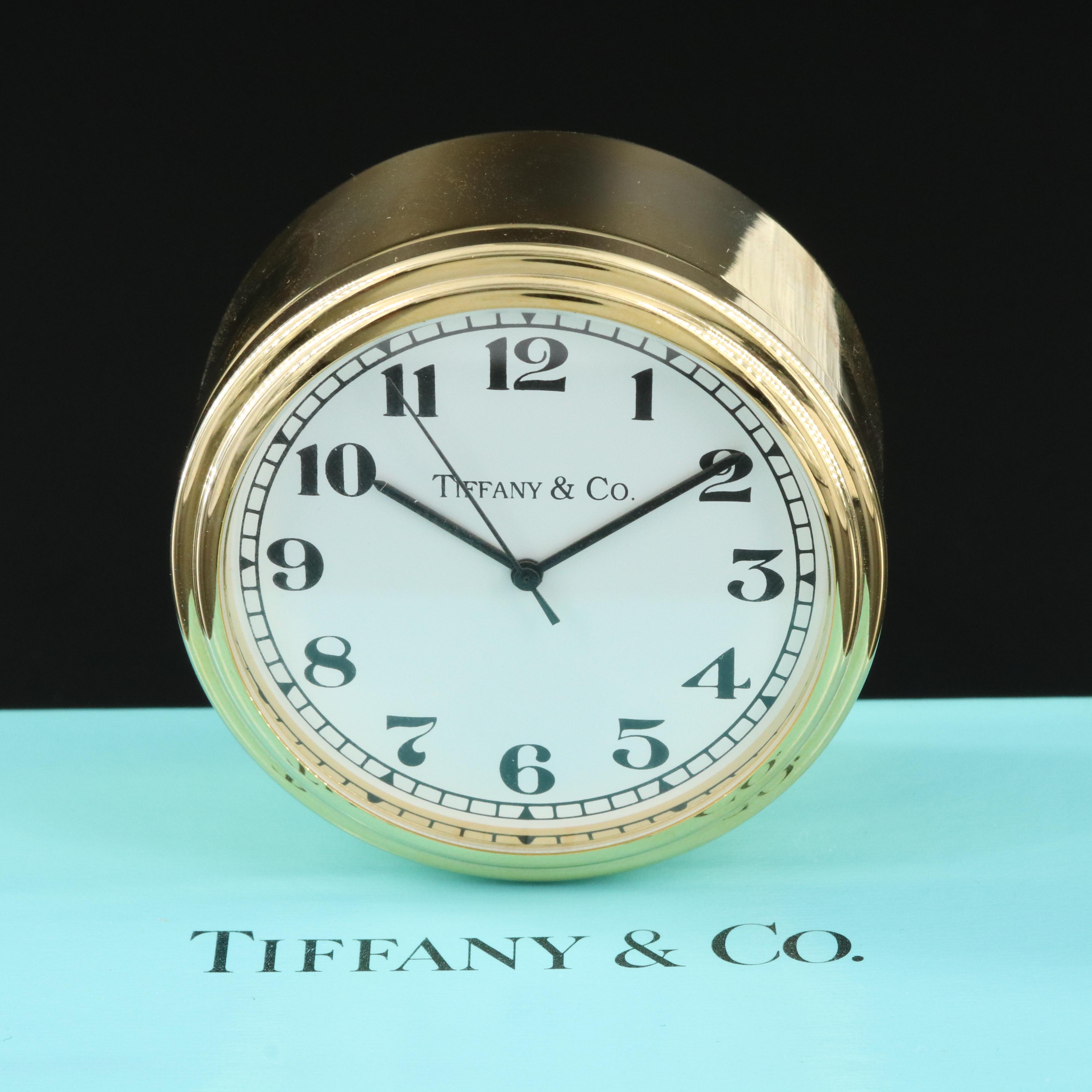 Tiffany & Co. Quartz Desk Clock