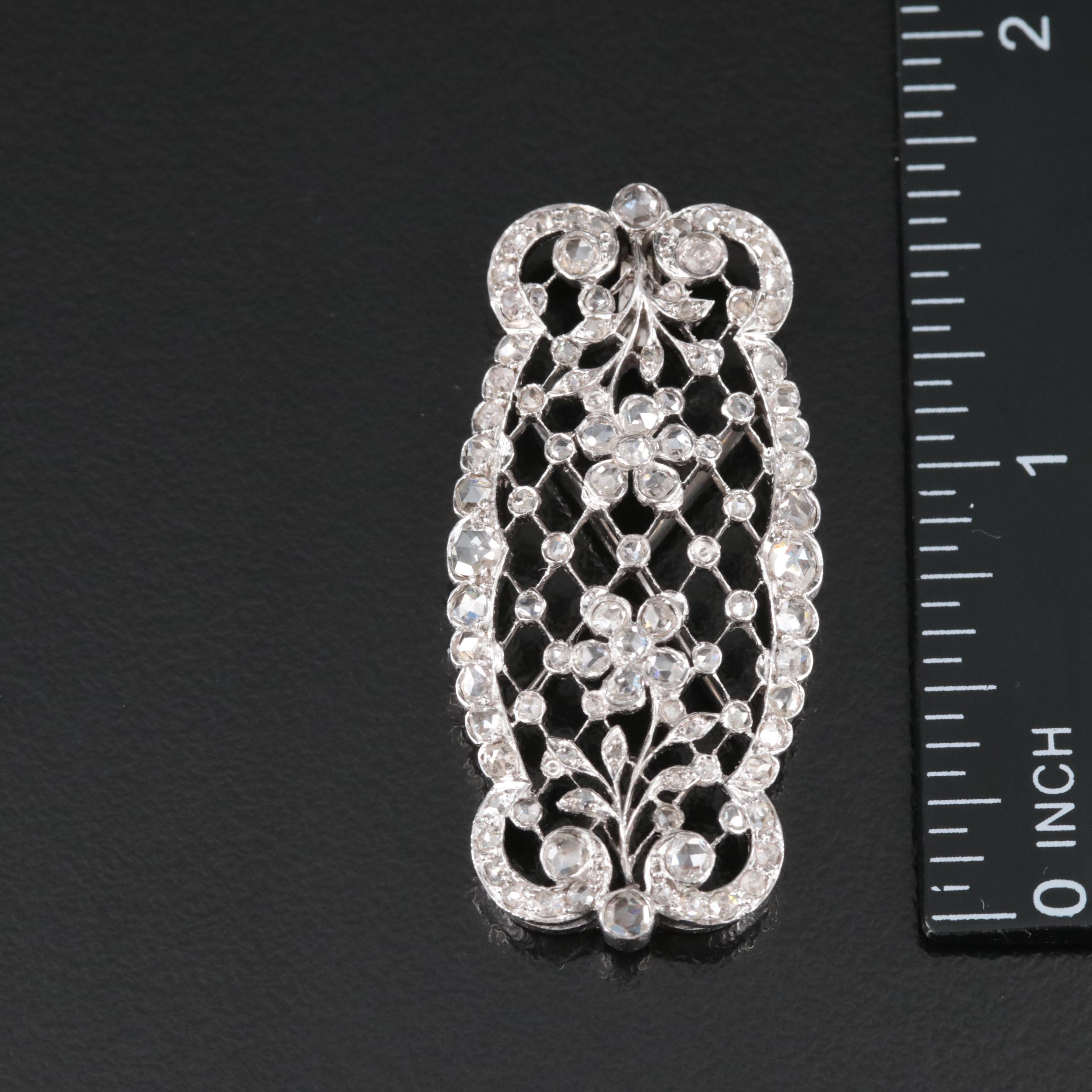 18K and Platinum 0.76 CTW Diamond Pendant
