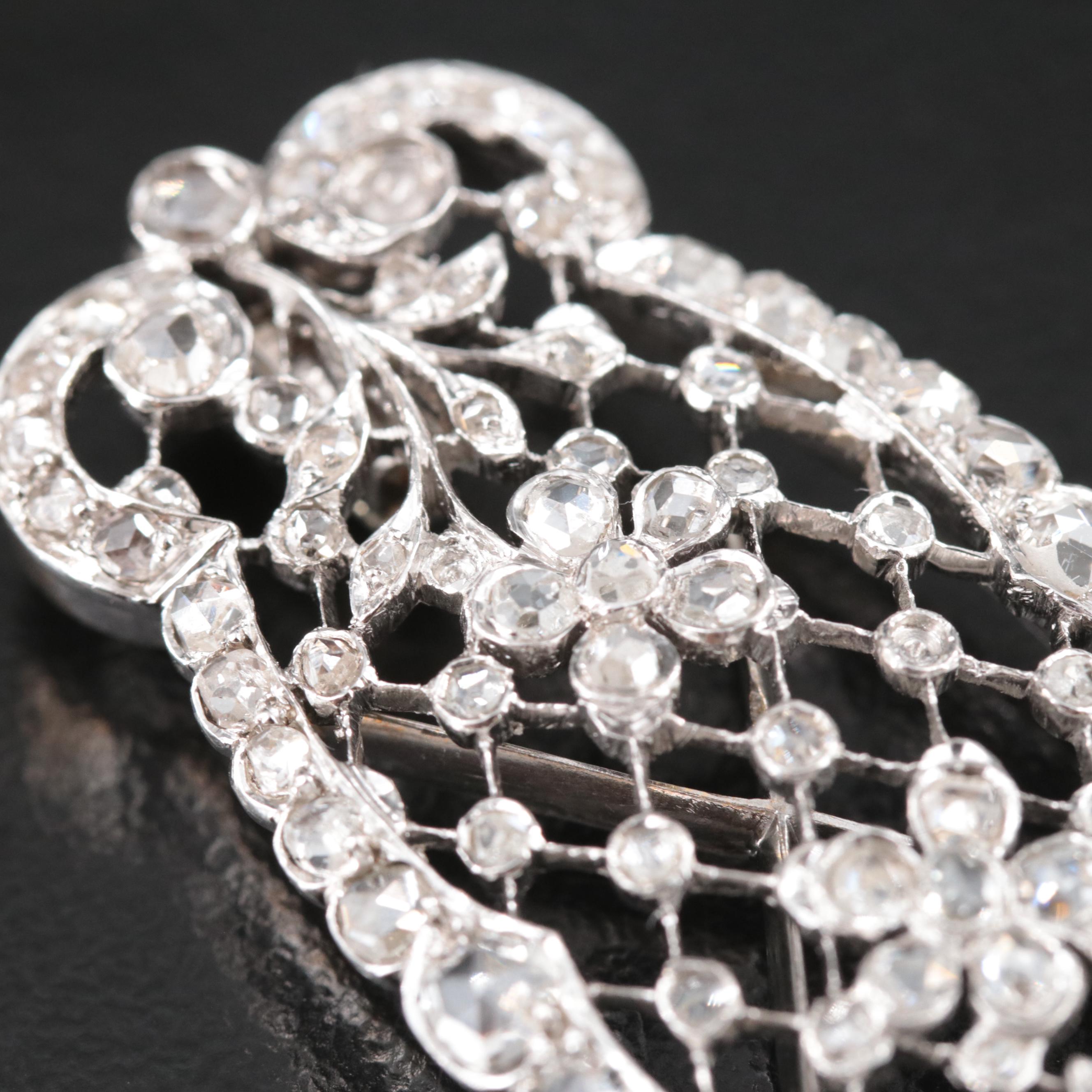 18K and Platinum 0.76 CTW Diamond Pendant