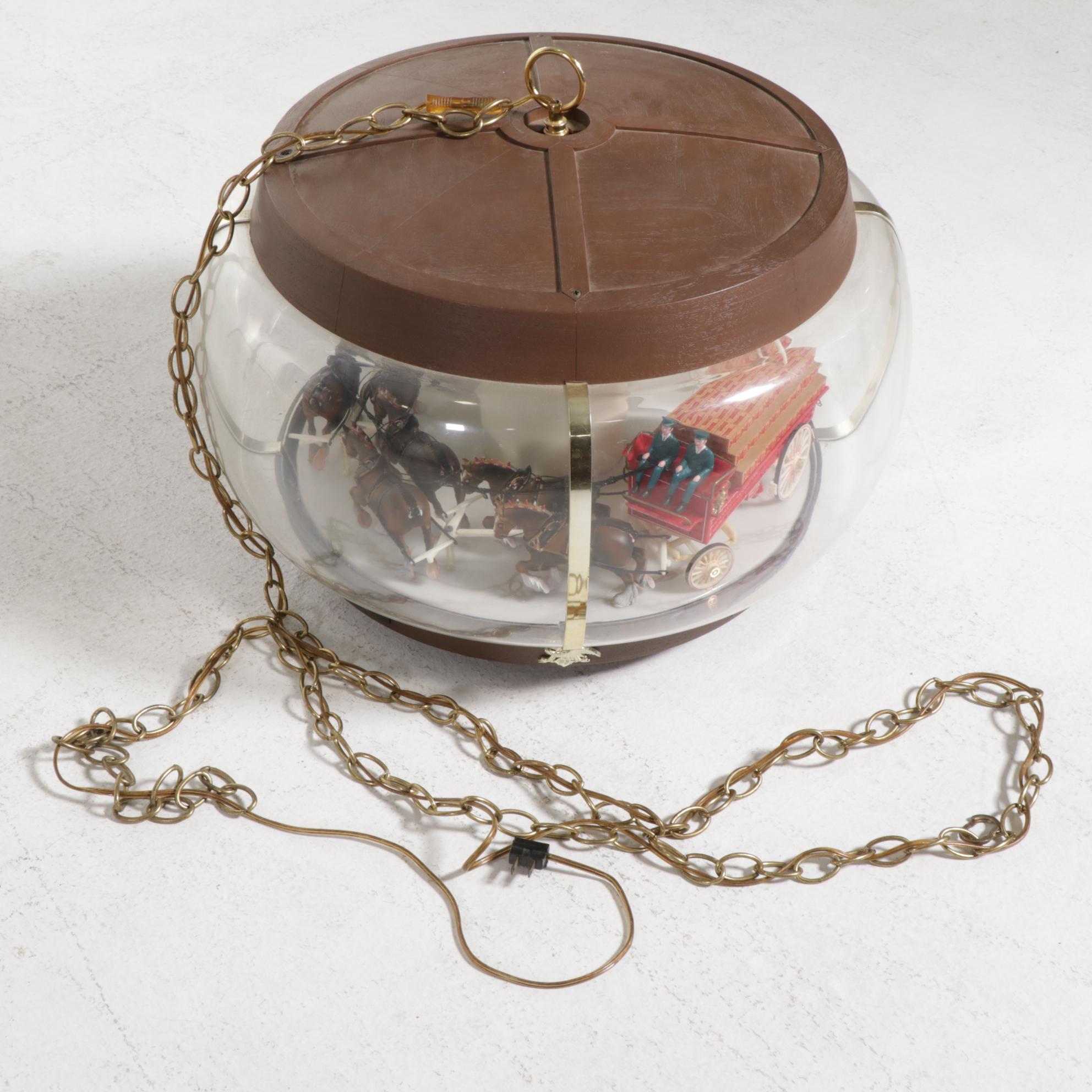 Budweiser Clydesdale Parade Advertising Light Pendant