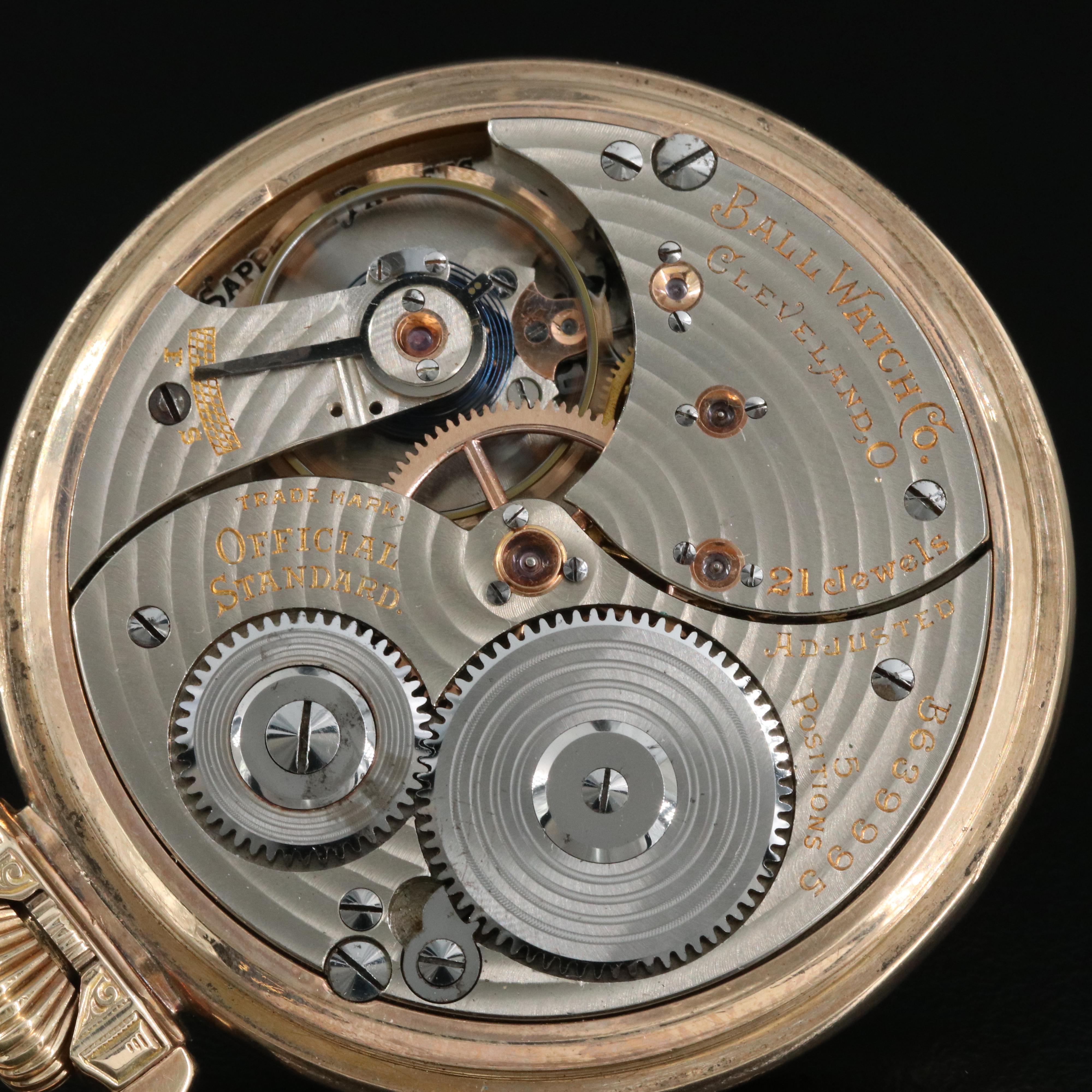 Ball Official Railroad Standard Pocket Watch