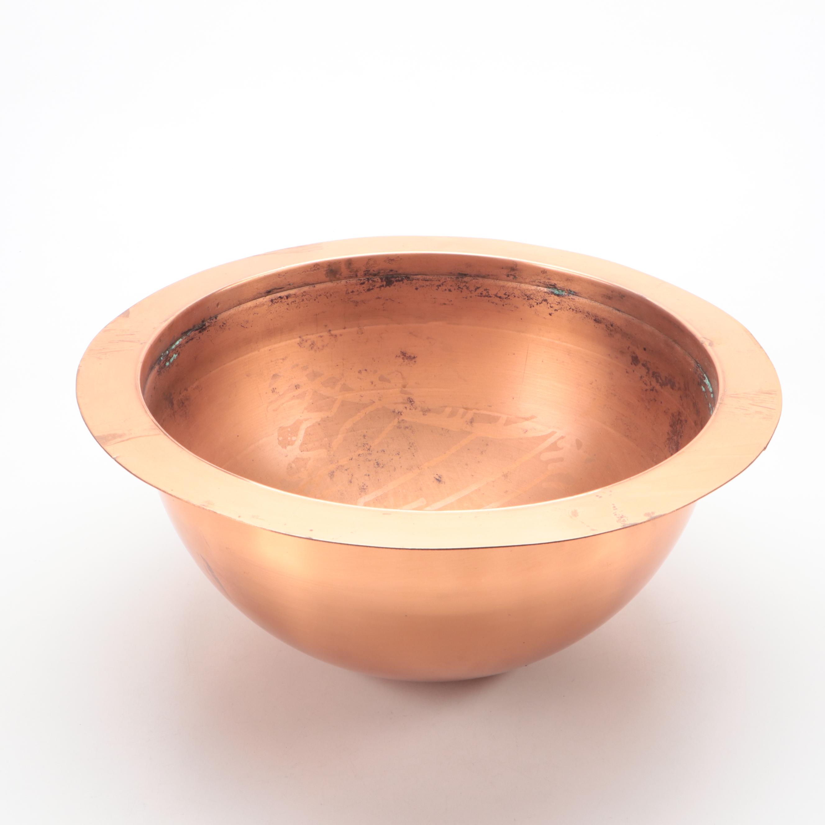 Copper Mixing Bowl