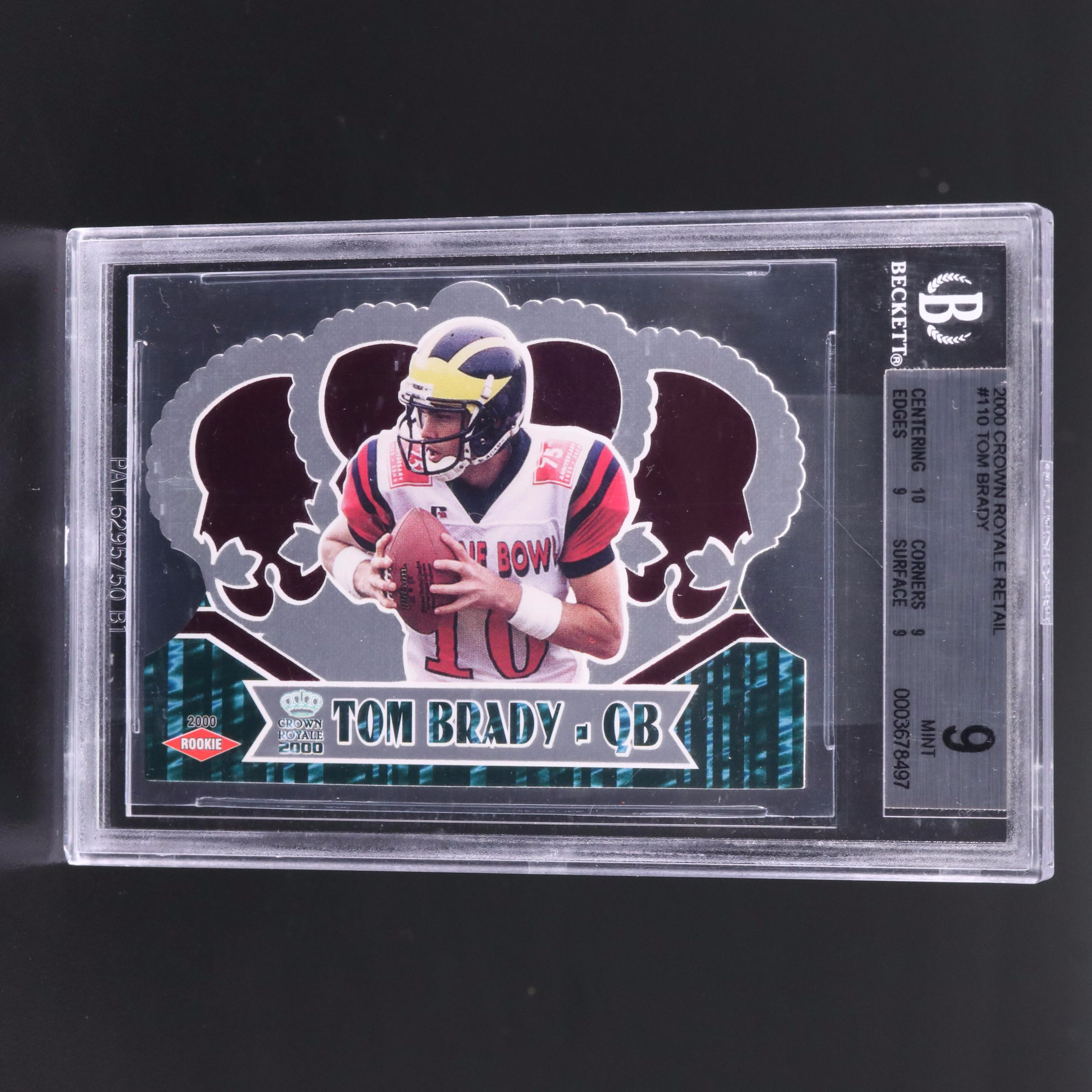 tom brady graded cards Graded 2004 Topps Collection Tom Brady #275 Football Card PSA 9 Mint