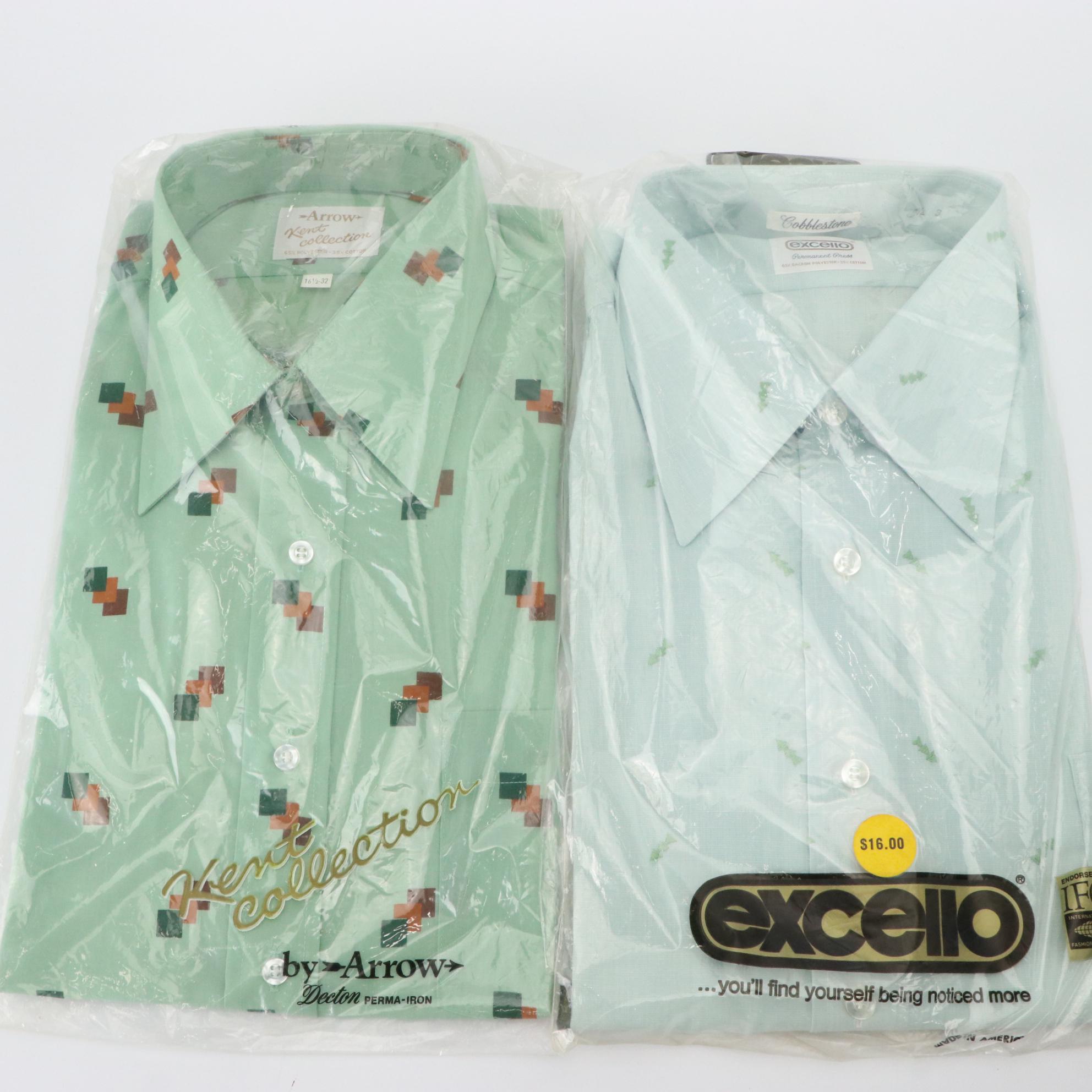 Men's Point Collar Dress Shirts/Polo Including Arrow in Original Packaging