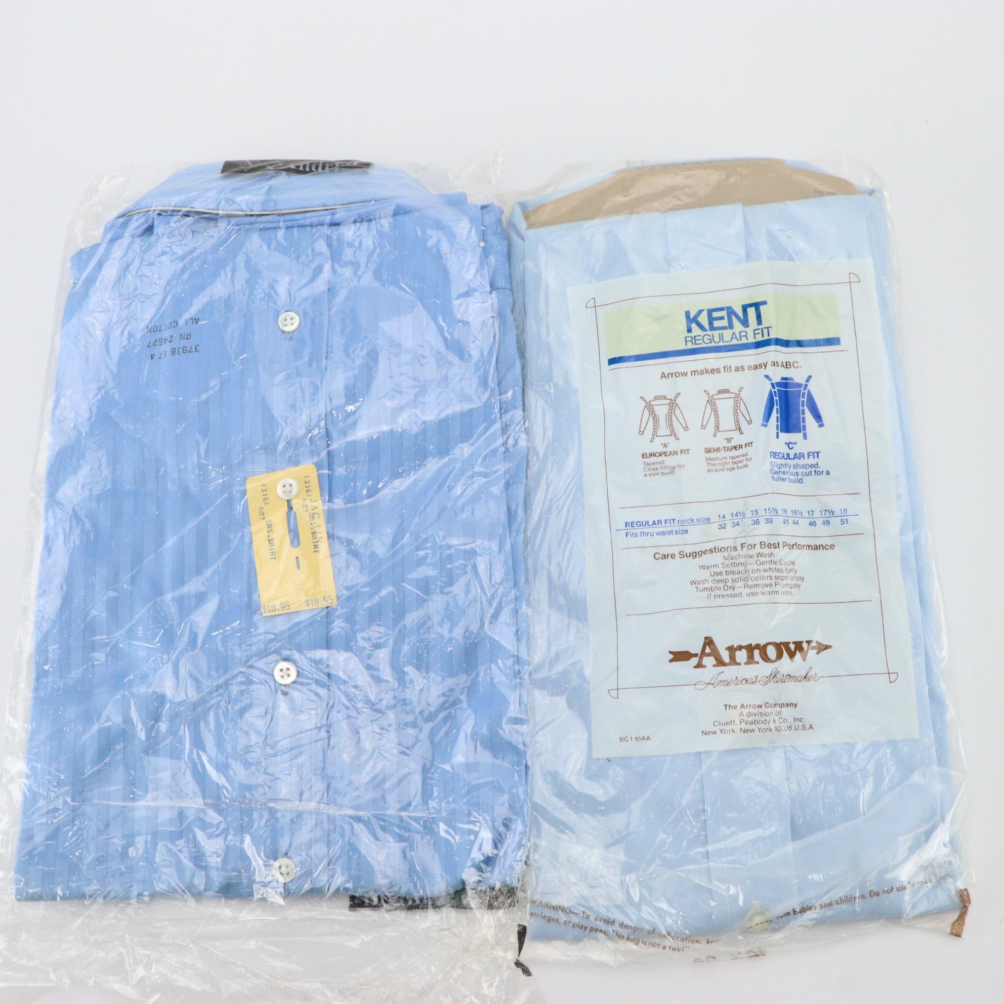 Men's Point Collar Dress Shirts/Polo Including Arrow in Original Packaging