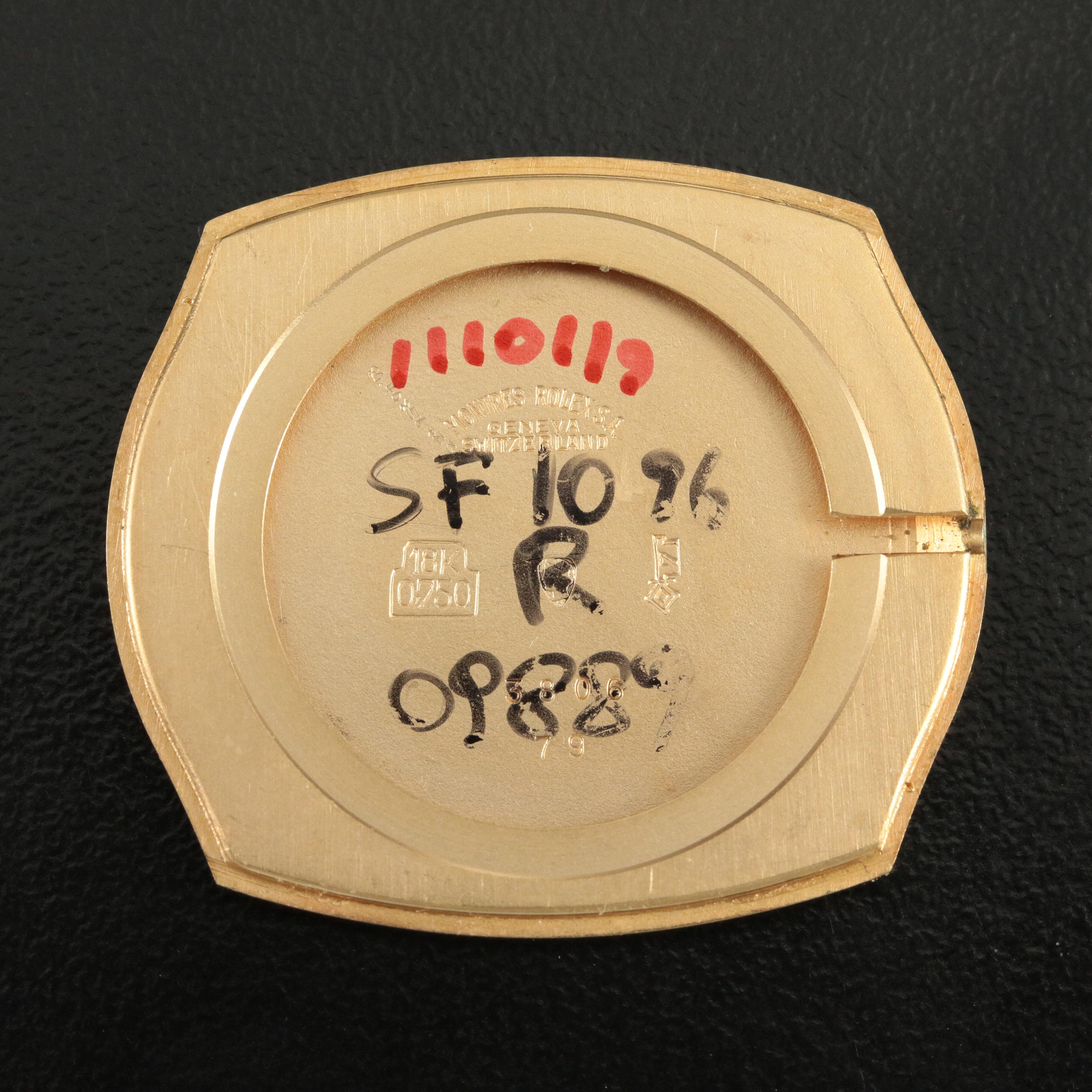 18K Rolex Cellini Sigma Dial Watch