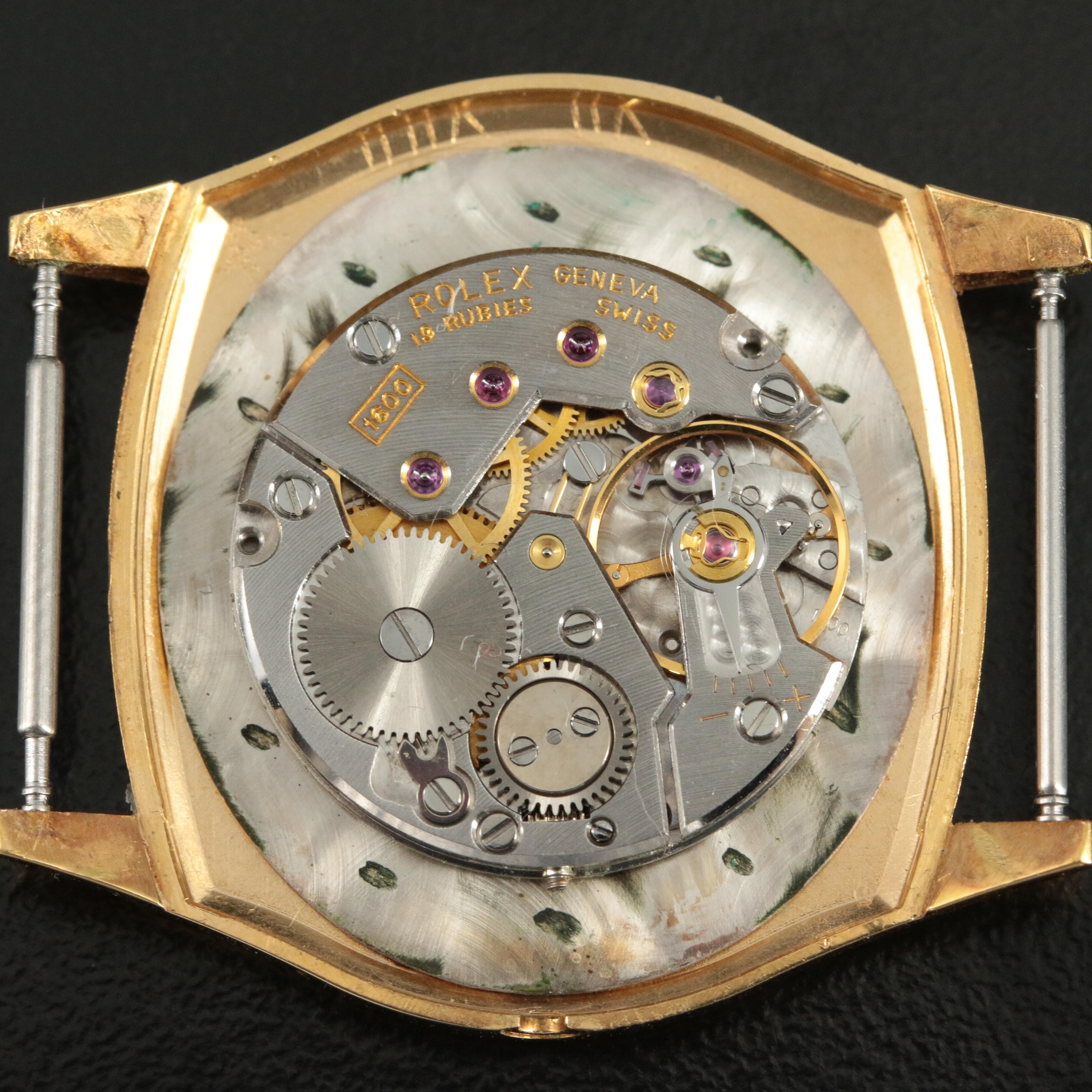 18K Rolex Cellini Sigma Dial Watch