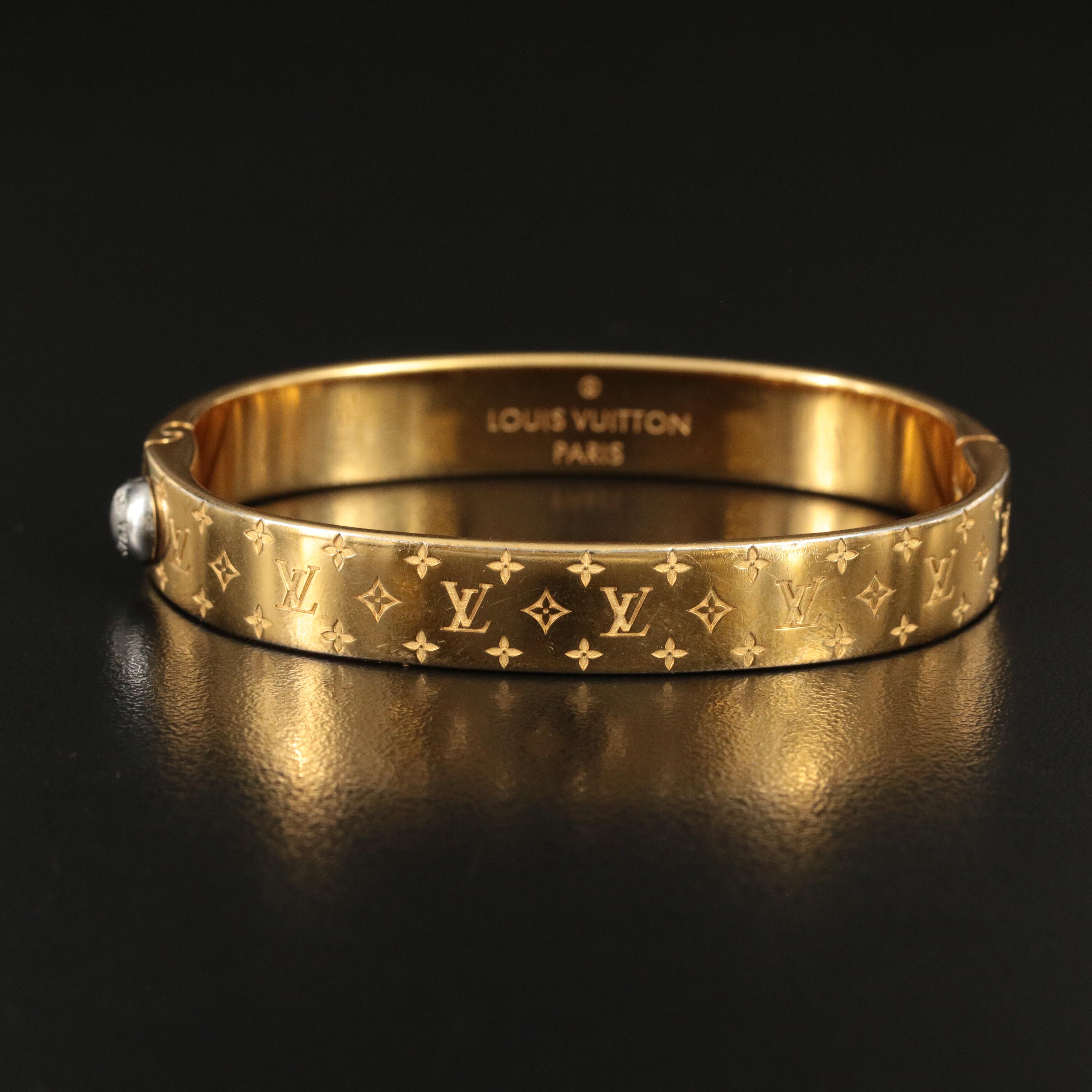 Louis Vuitton Nanogram Cuff Bracelet