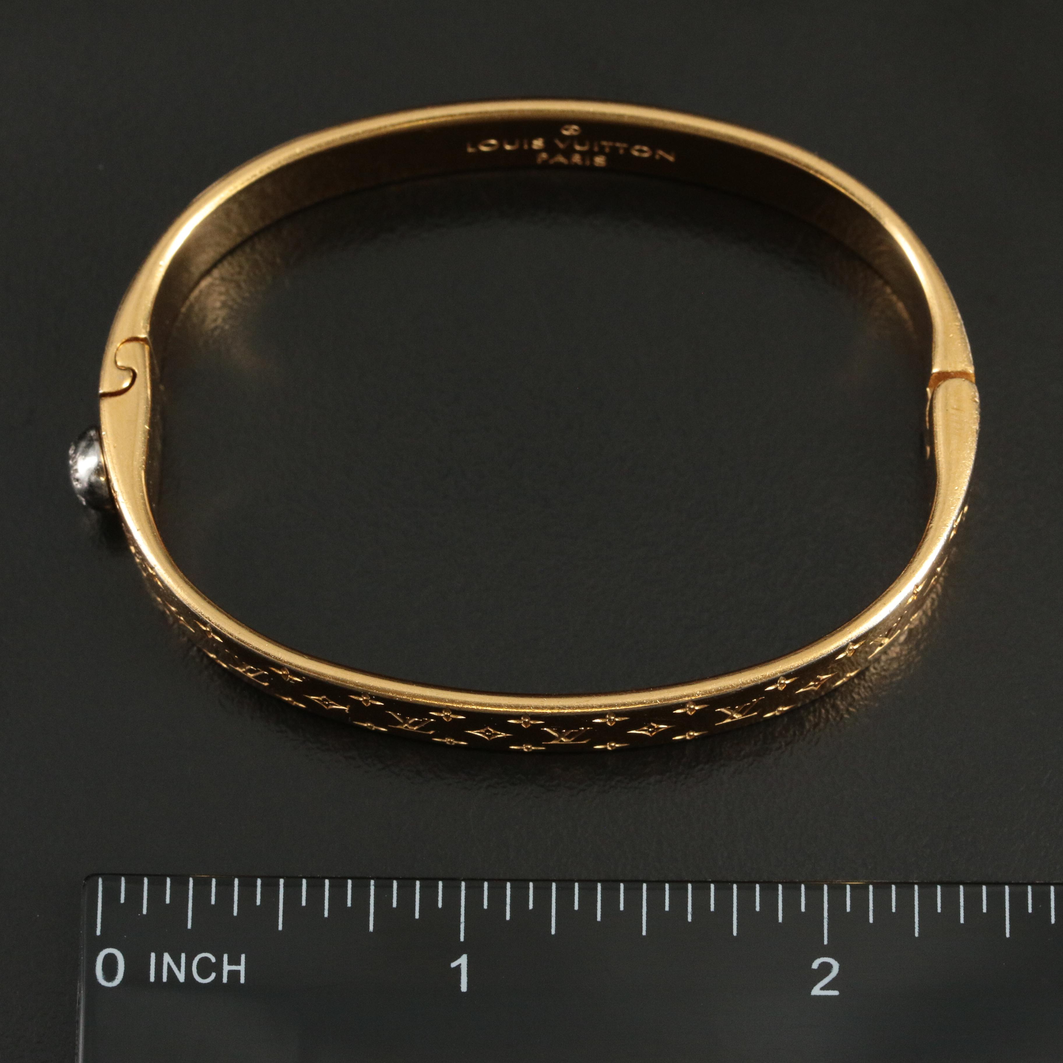 Louis Vuitton Nanogram Cuff Bracelet