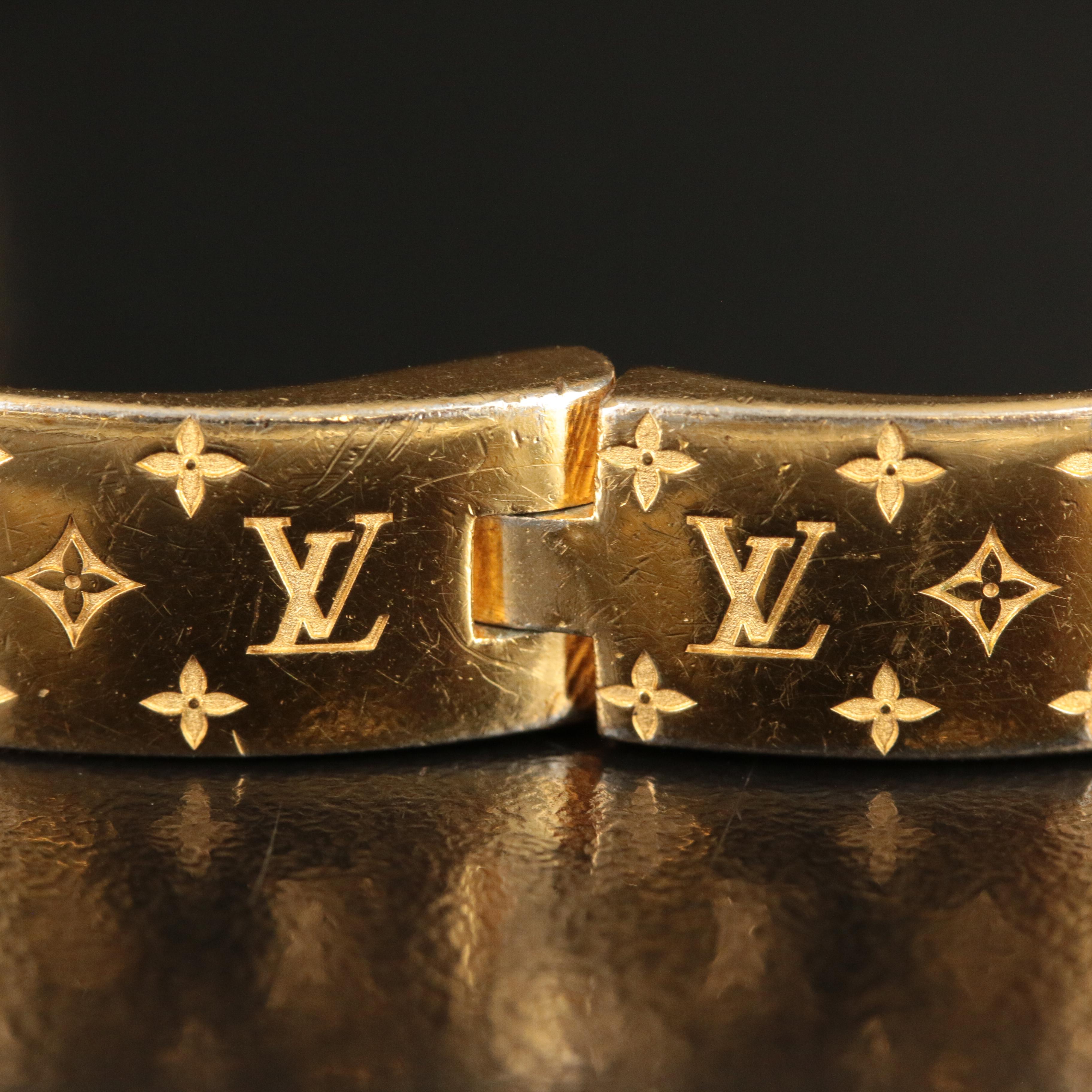Louis Vuitton Nanogram Cuff Bracelet