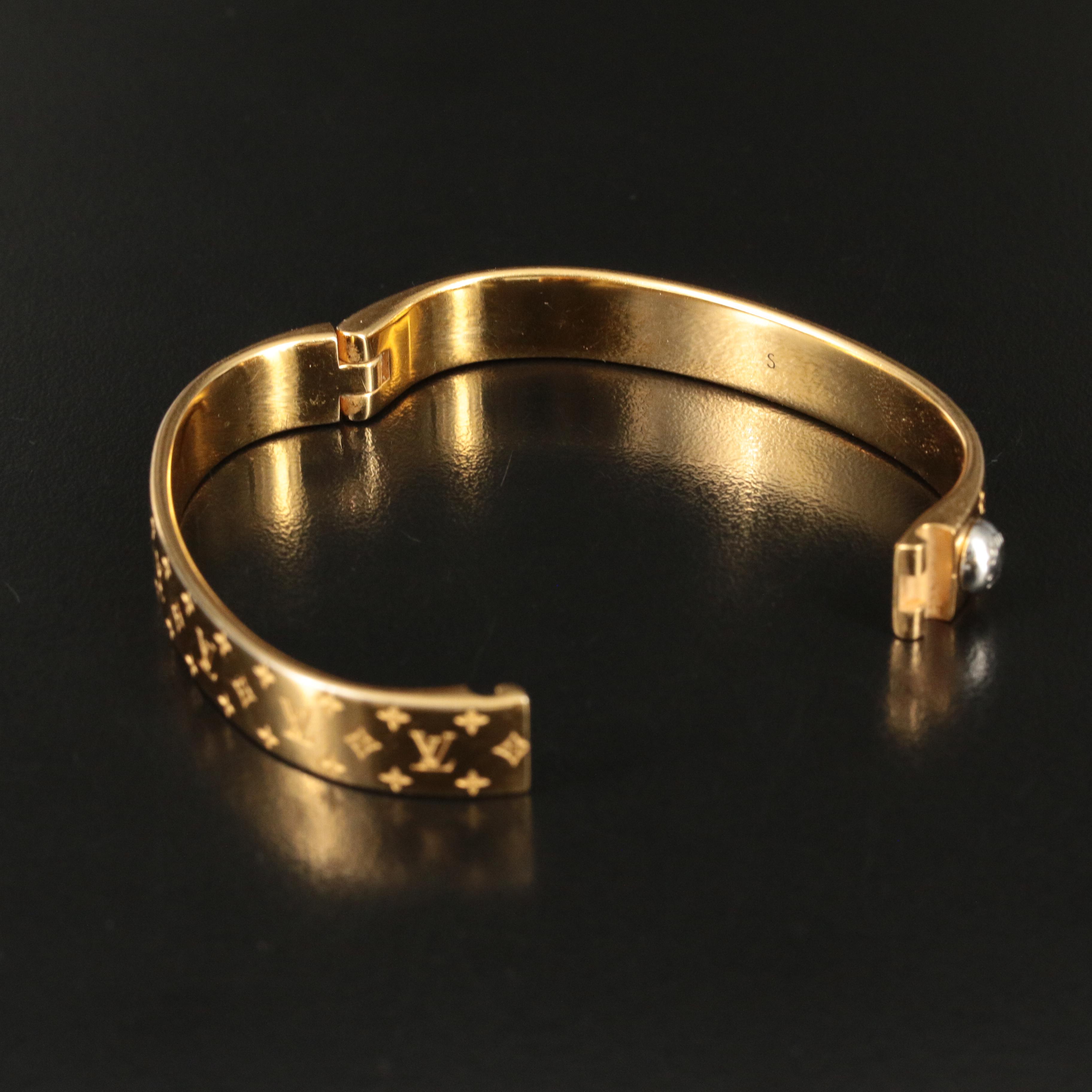 Louis Vuitton Nanogram Cuff Bracelet
