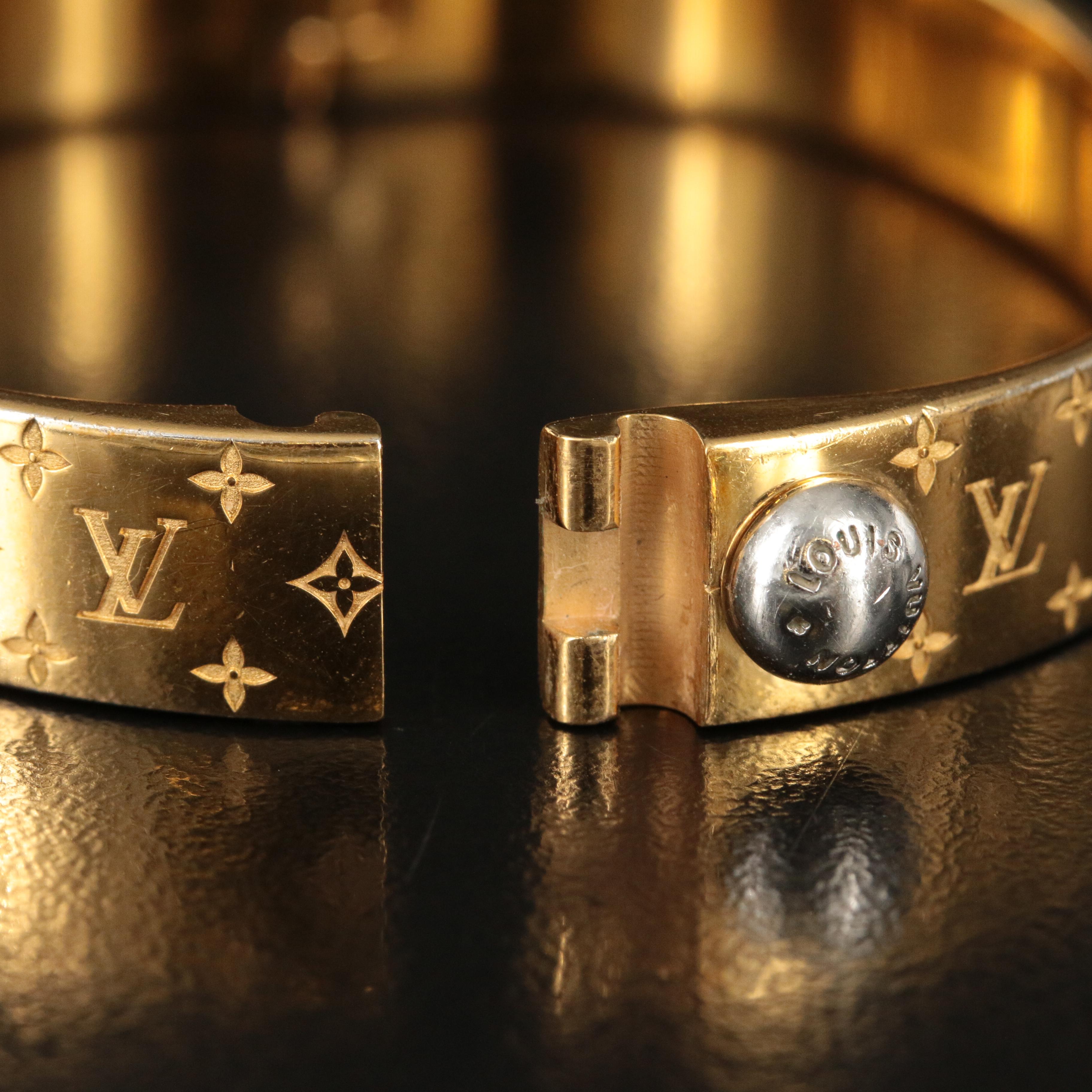 Louis Vuitton Nanogram Cuff Bracelet