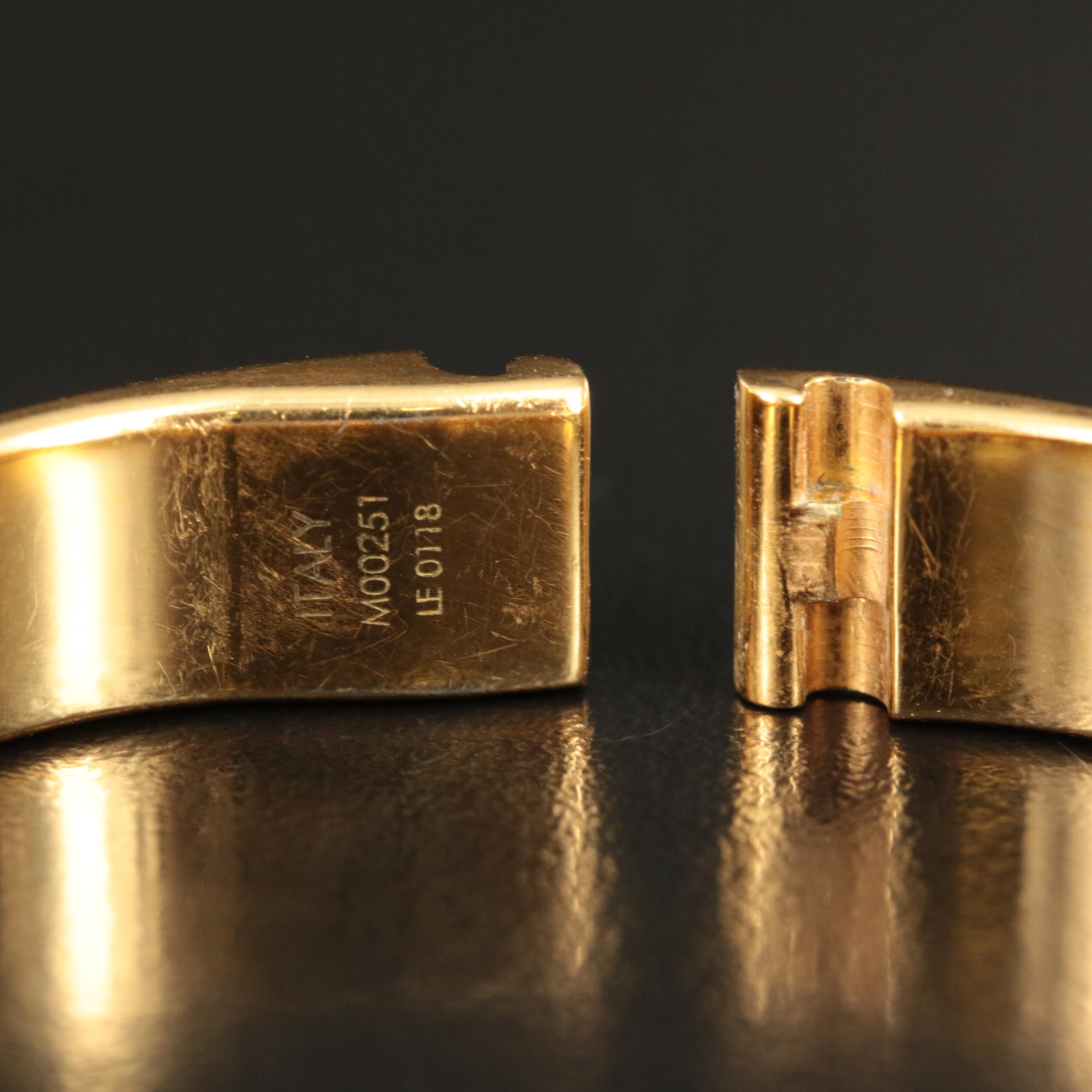 Louis Vuitton Nanogram Cuff Bracelet