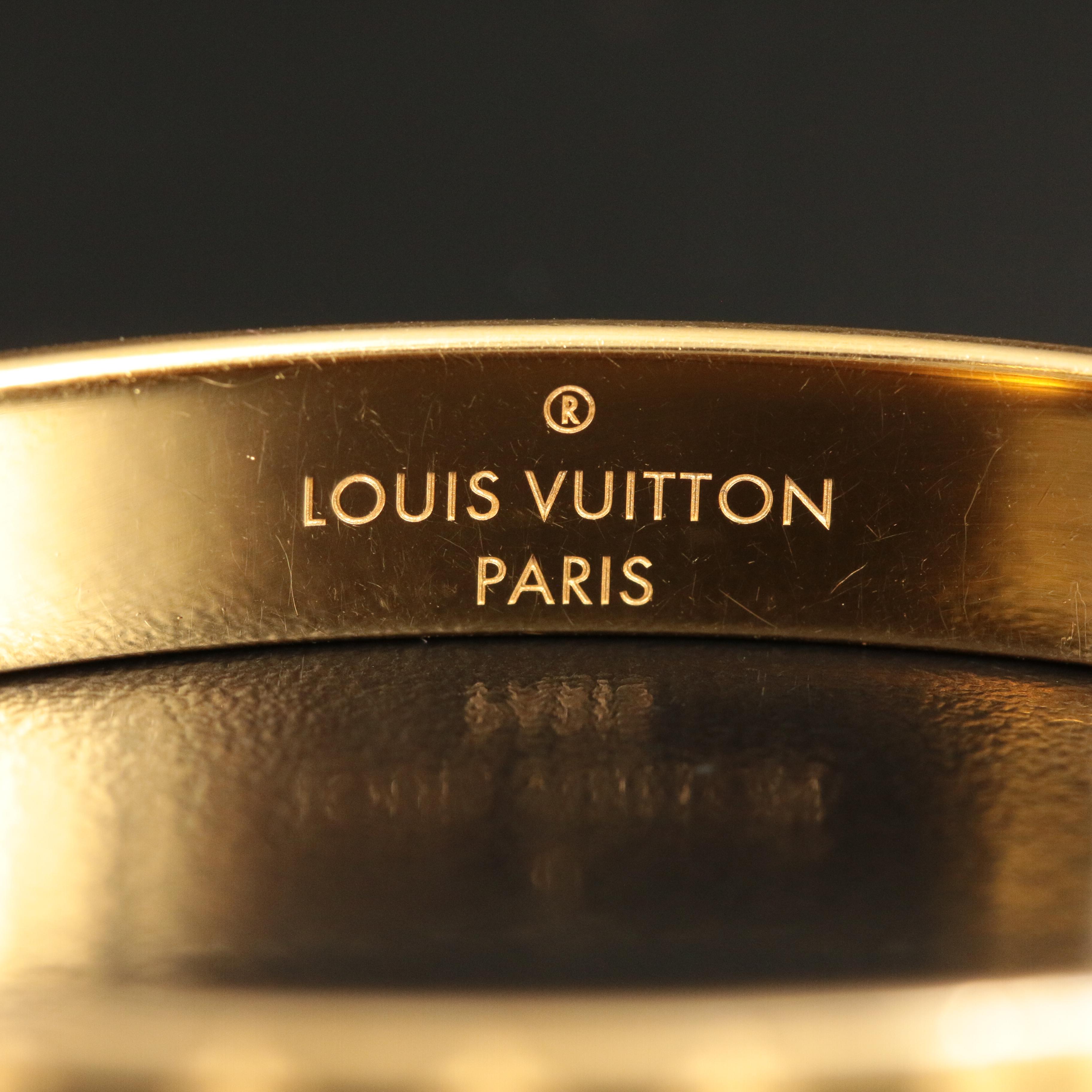 Louis Vuitton Nanogram Cuff Bracelet