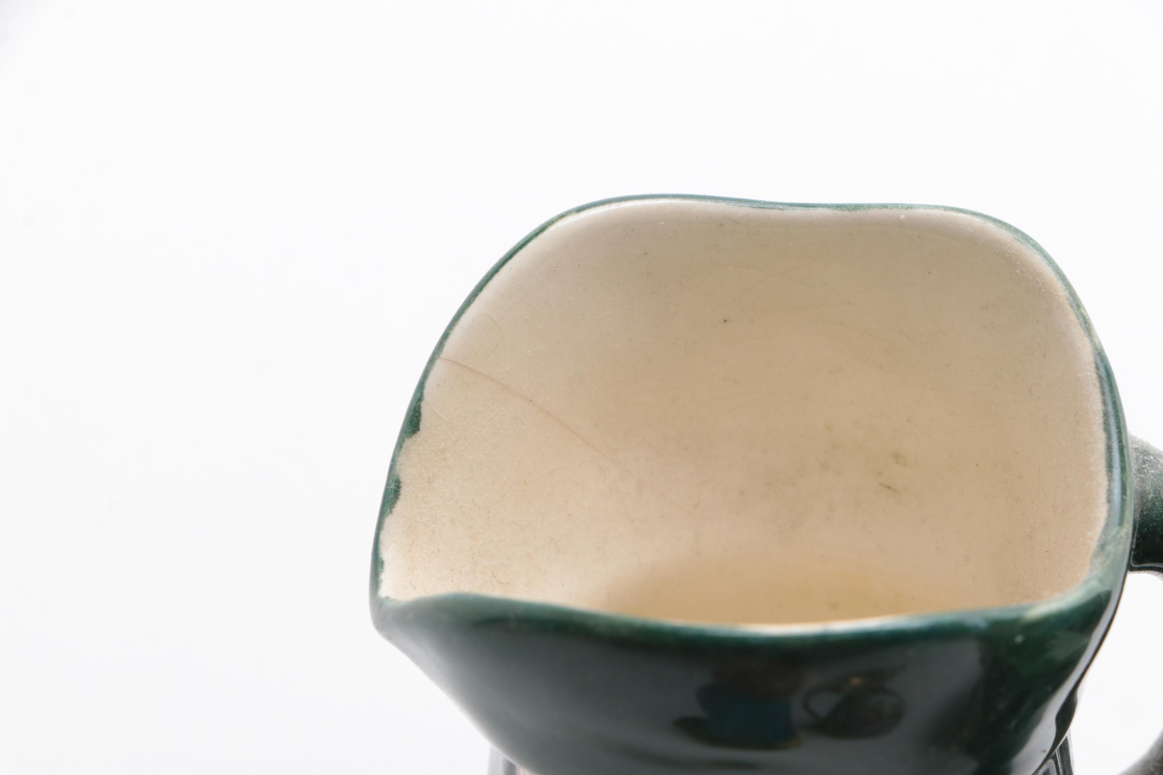 Wooden Wall-Mount Mirrored-Back Display Case with Toby Jugs and More