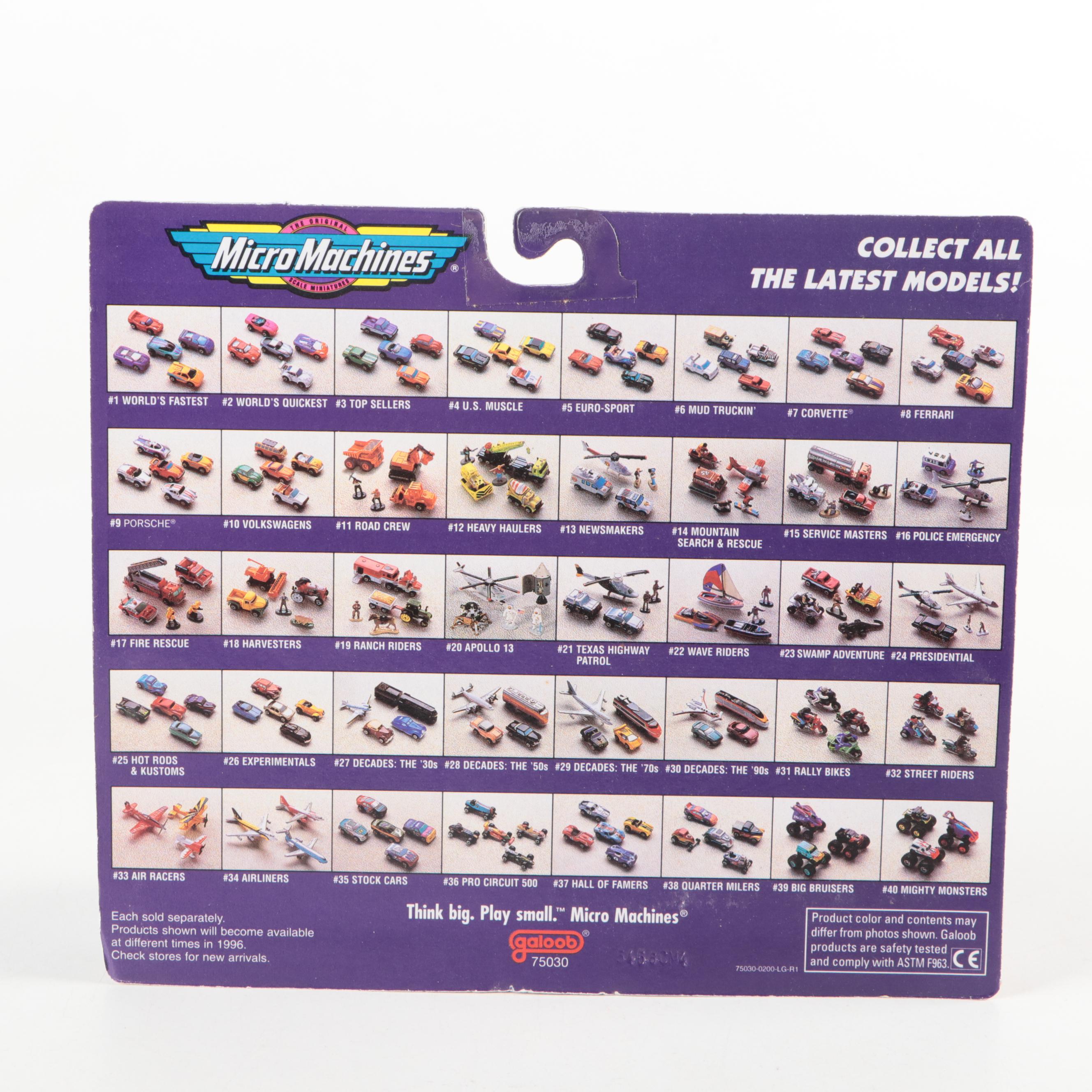 Micro Machines Airplanes, Construction Vehicles, Search & Rescue and More