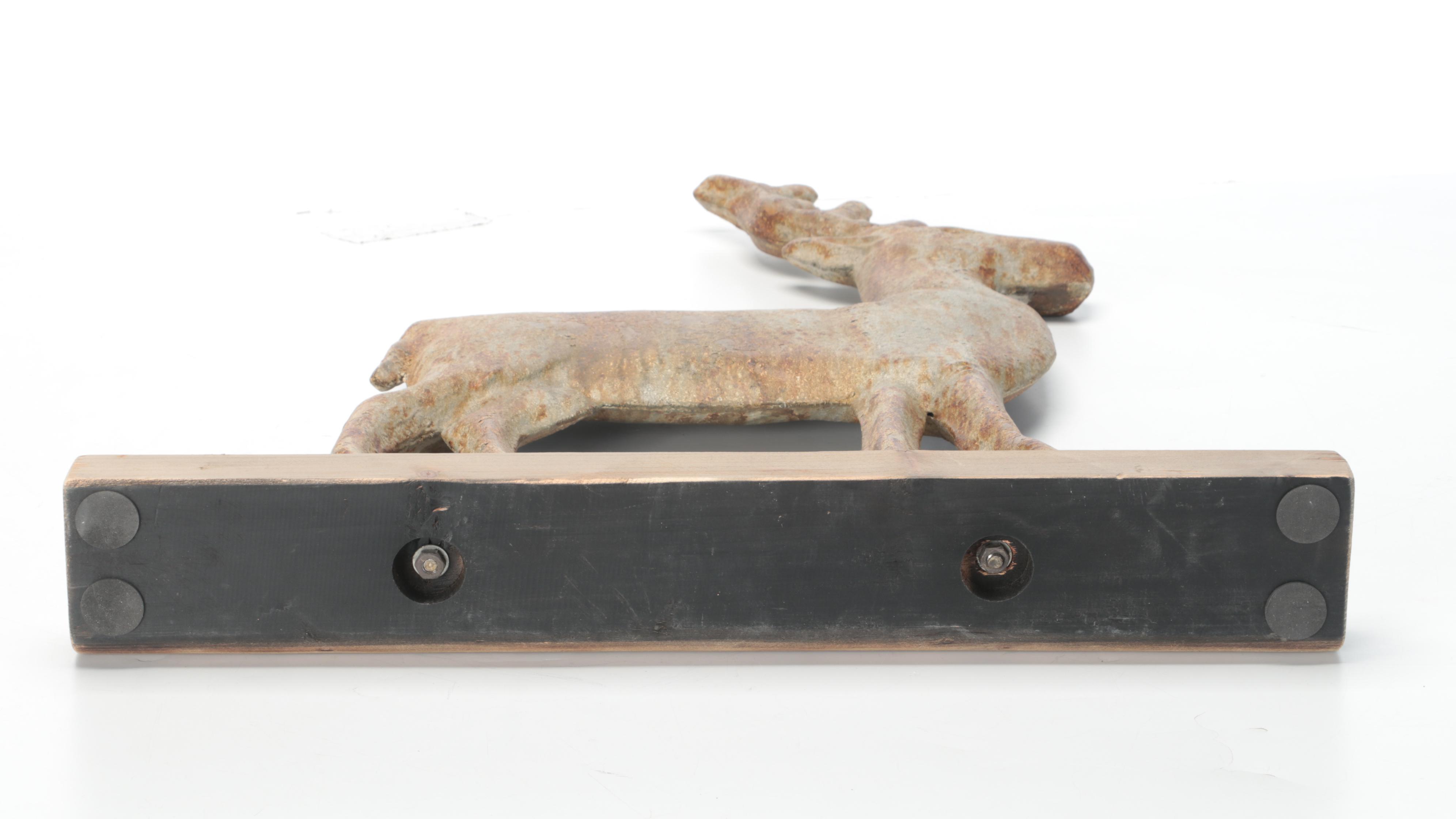 Metal Reindeer Figurine