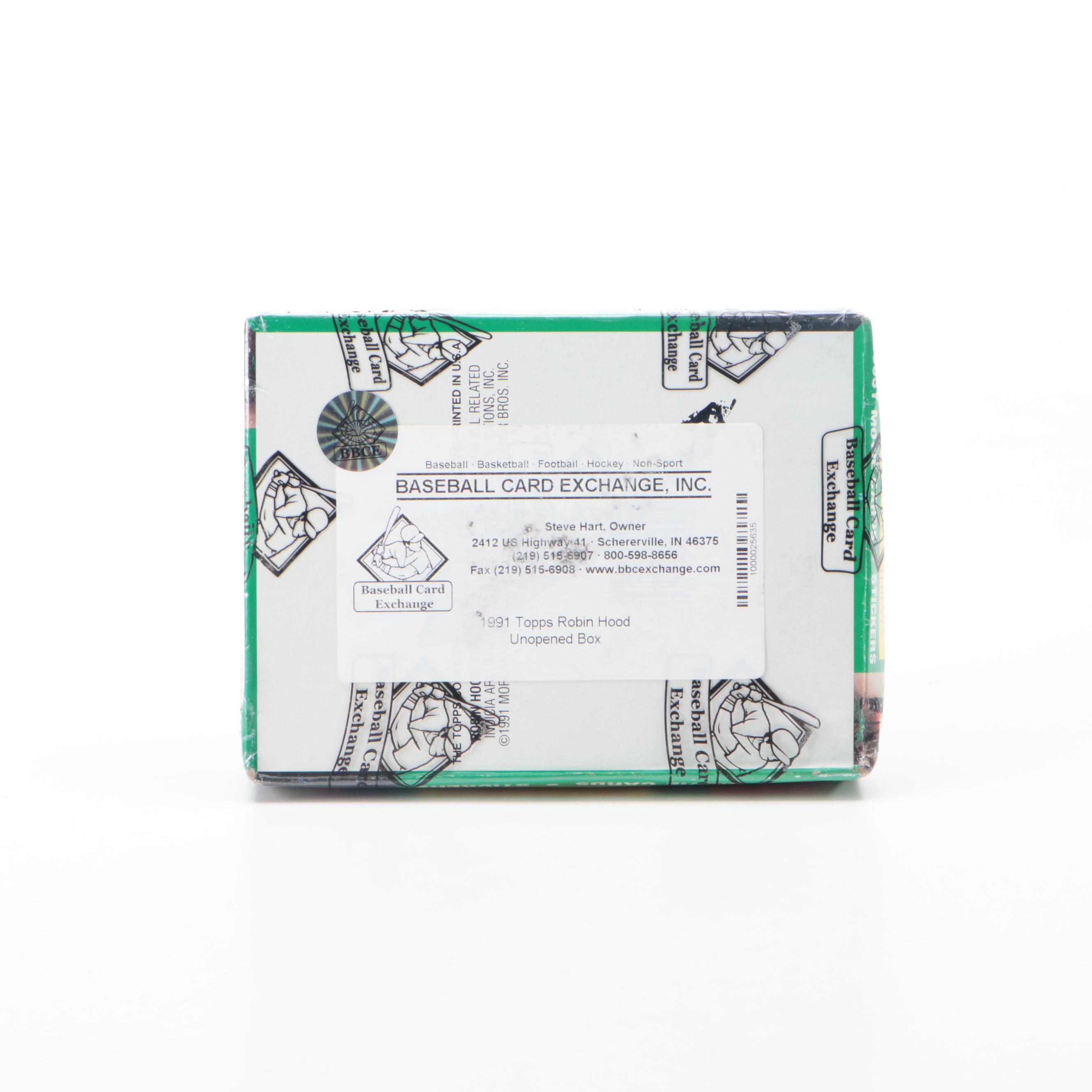 1991 Topps "Robin Hood: Prince of Thieves" Movie Trading Cards Sealed Hobby Box