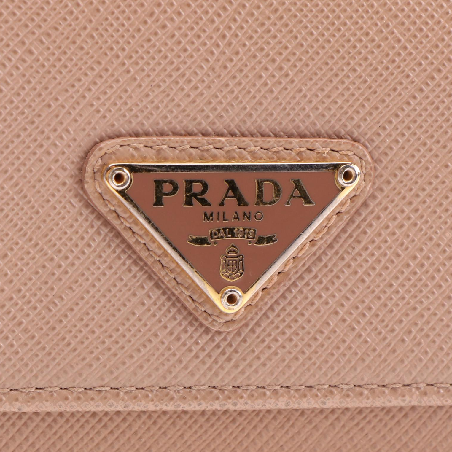 Prada Saffiano Logo Continental Wallet