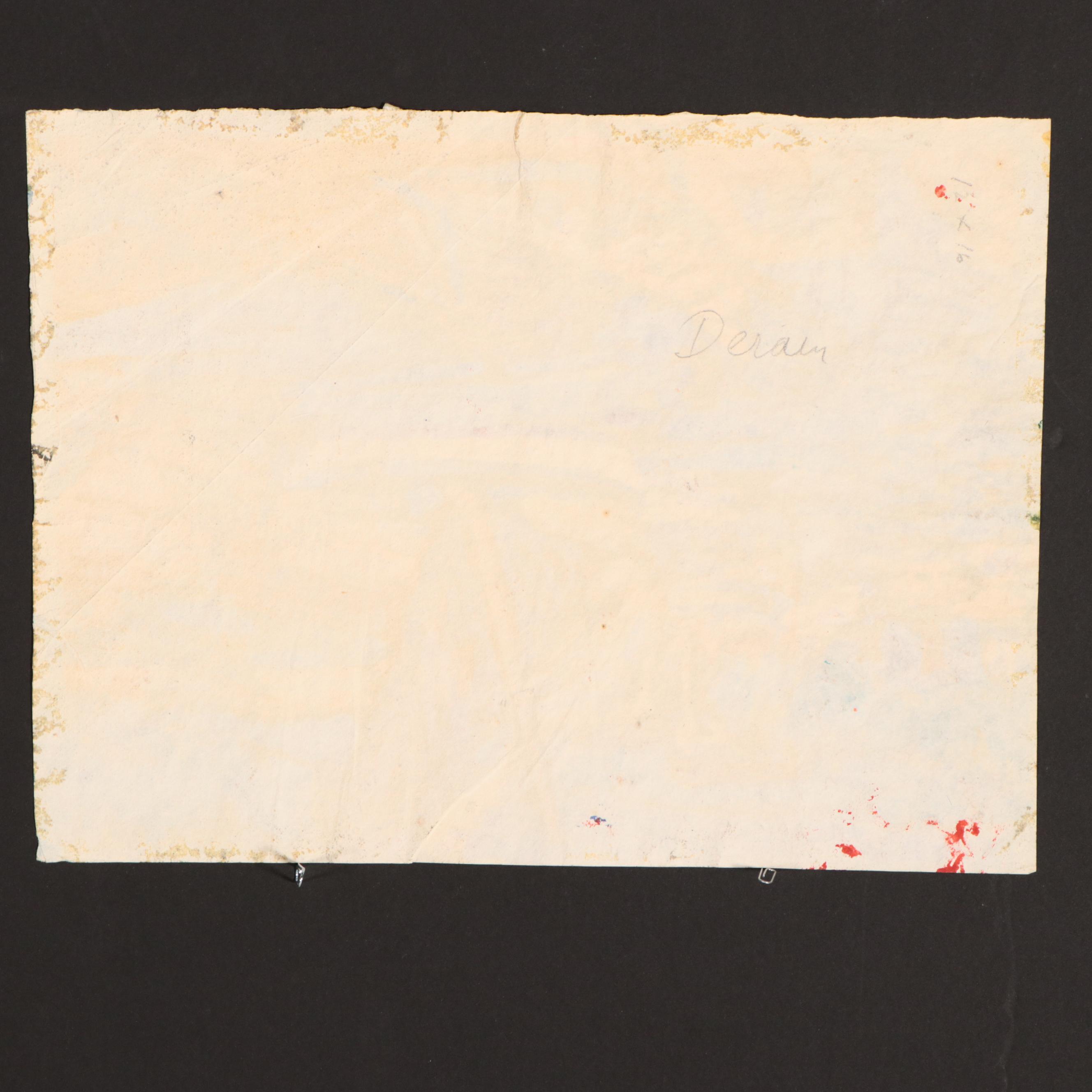 Watercolor Painting after Andre Derain