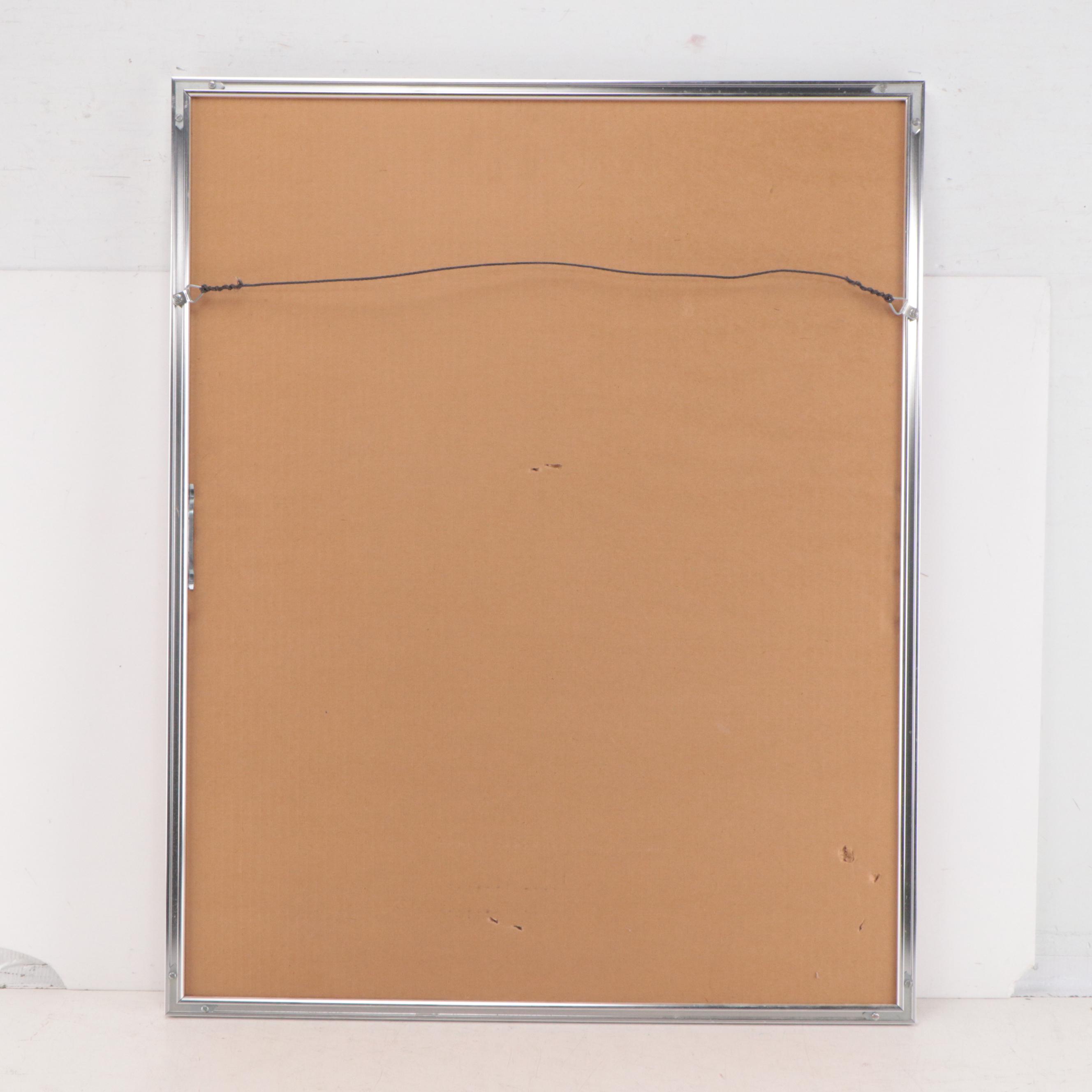 Offset Lithograph of Male Nude Side Profile | EBTH