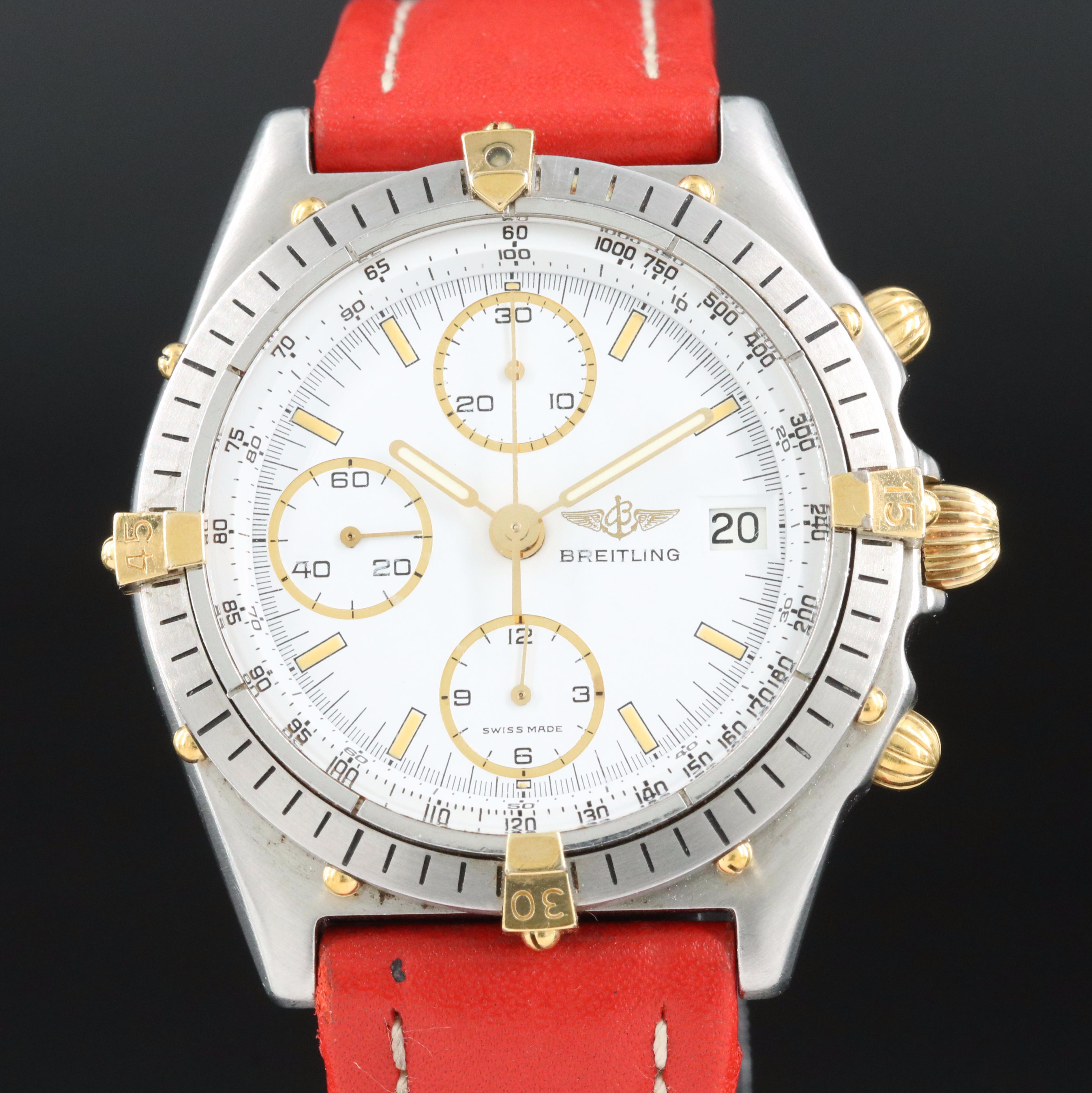 Breitling Chronomat 39MM Chronograph Stainless Steel Watch