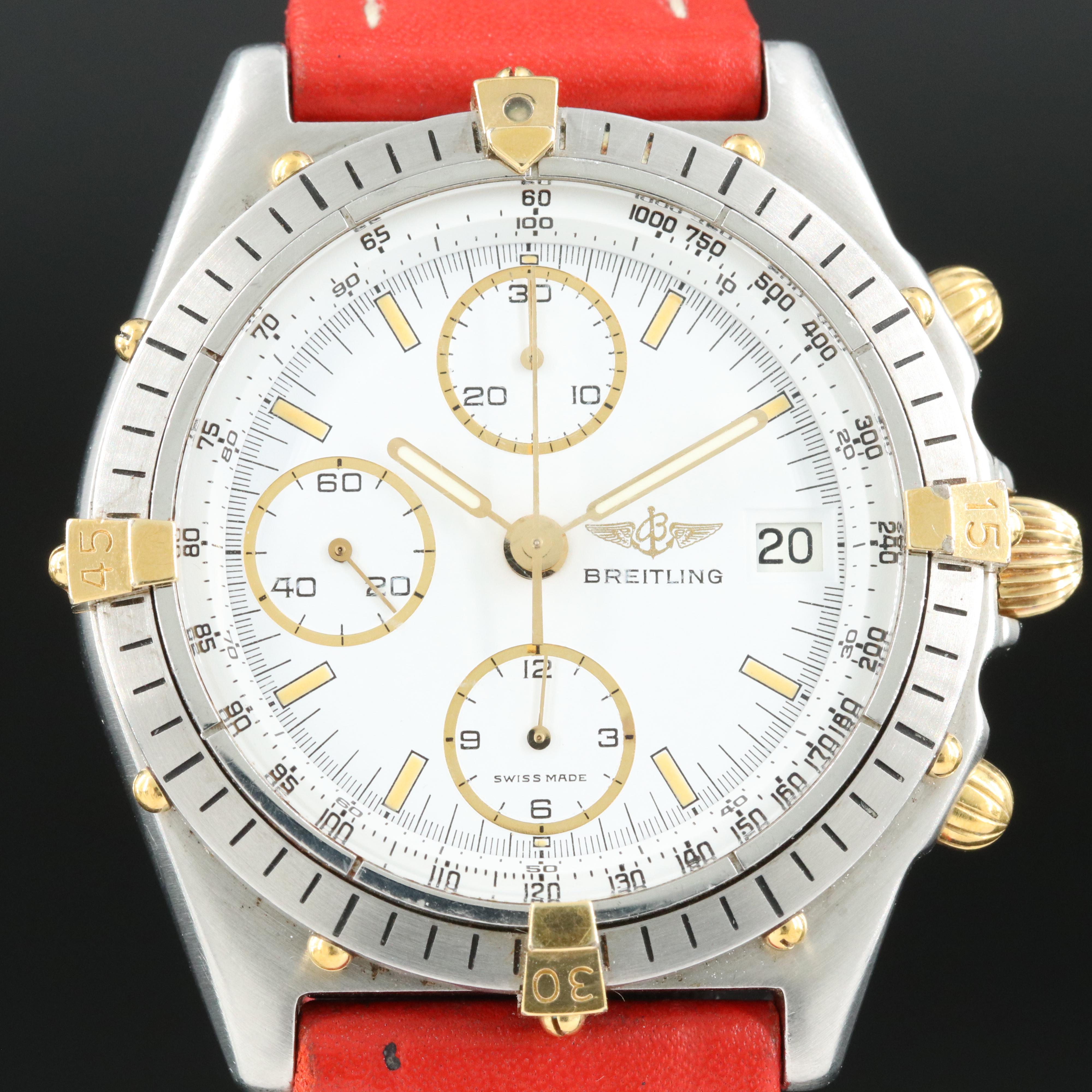 Breitling Chronomat 39MM Chronograph Stainless Steel Watch