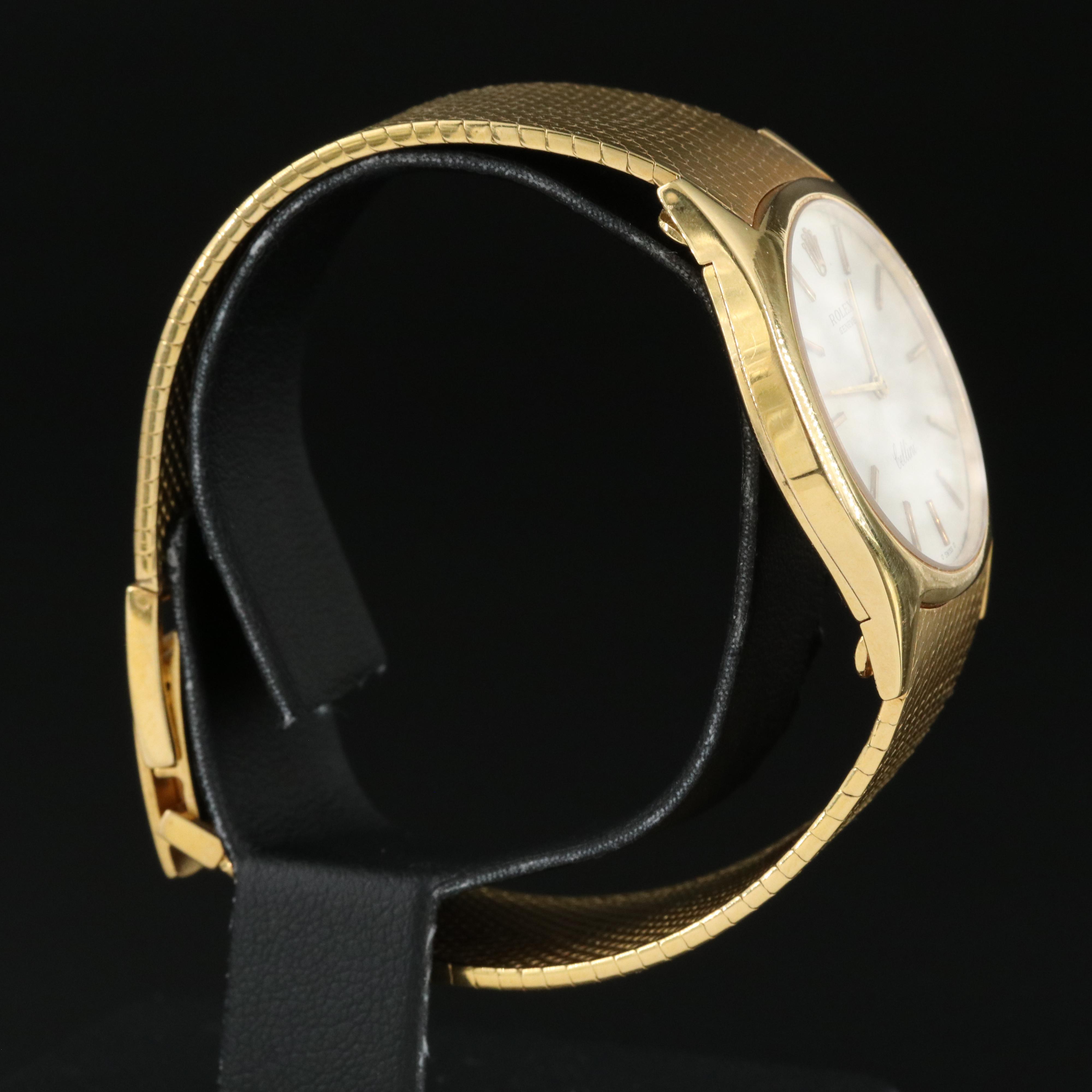 18K Rolex Cellini Sigma Dial Watch