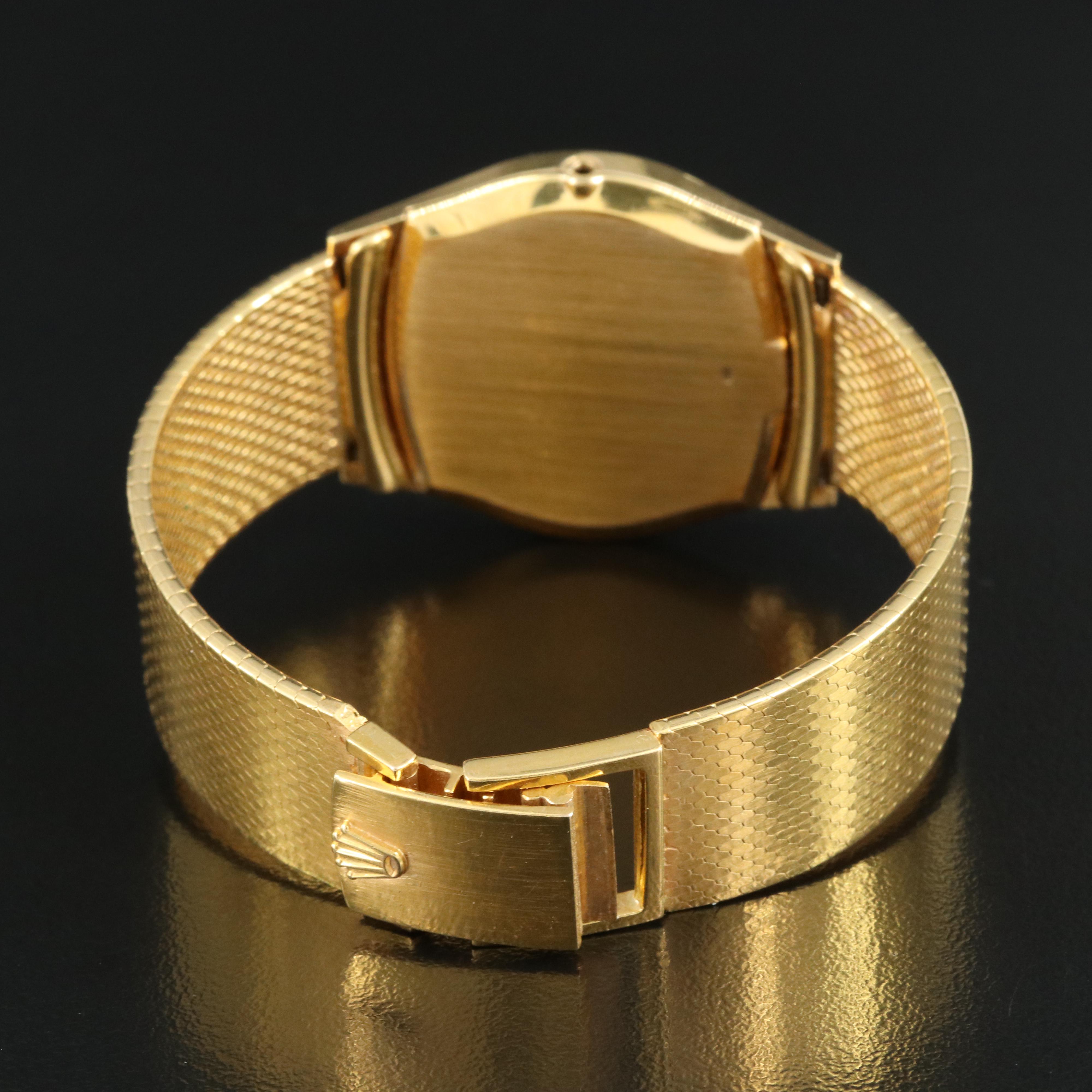 18K Rolex Cellini Sigma Dial Watch