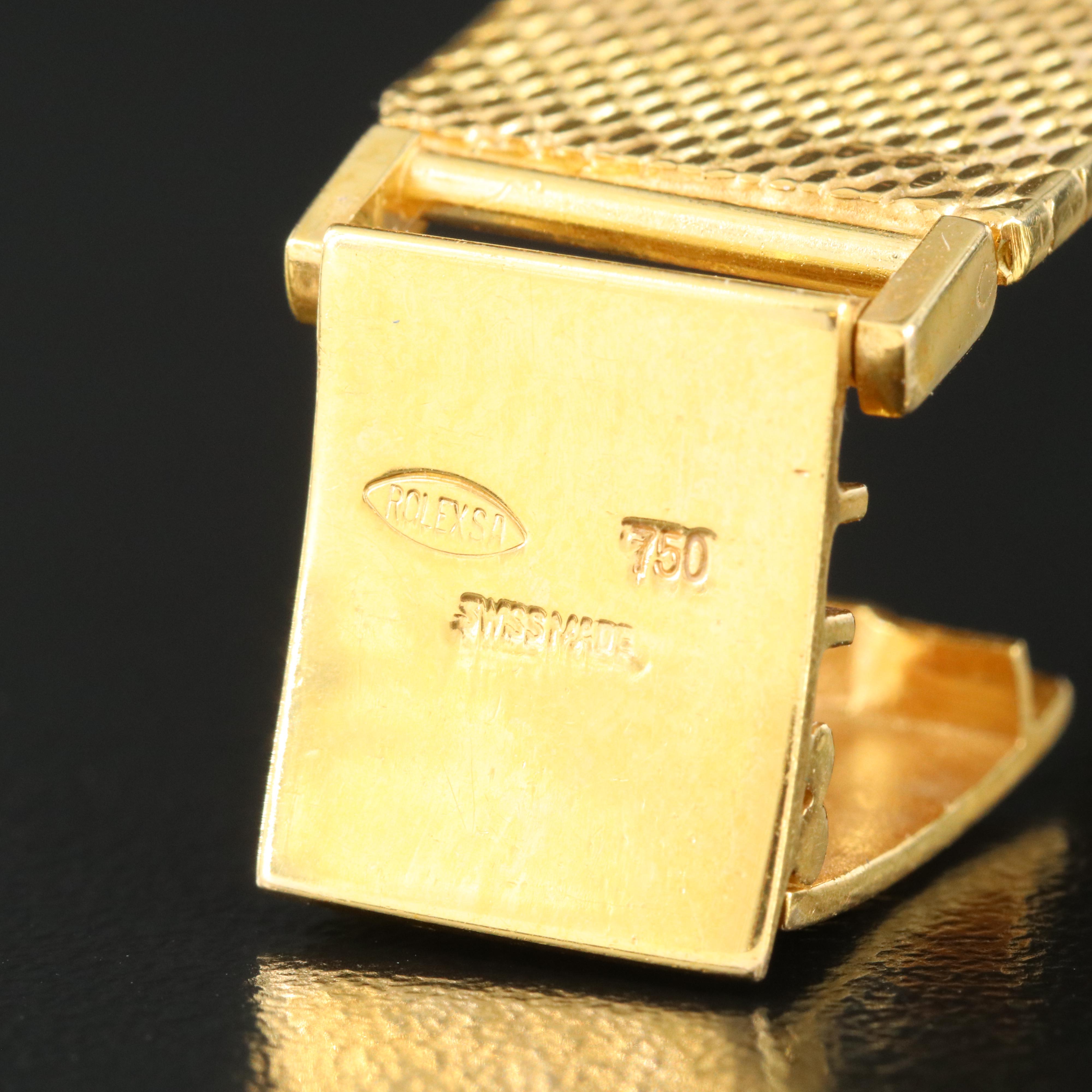 18K Rolex Cellini Sigma Dial Watch